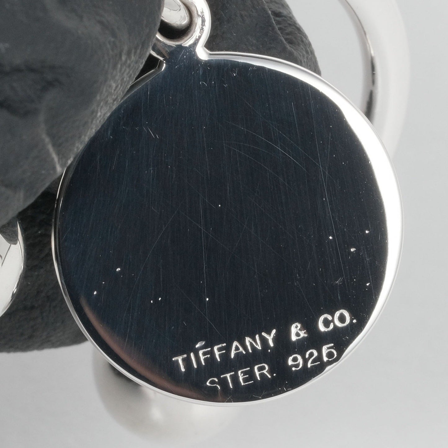 Tiffany Keychain Oval Tag Silver 925 Tiffany&Co.