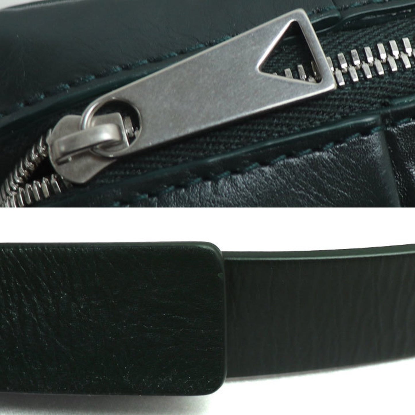 Bottegaveneta Bottega Veneta Intrecciato Leather Belt Bag Waist Dark Green 709342 Va9A5