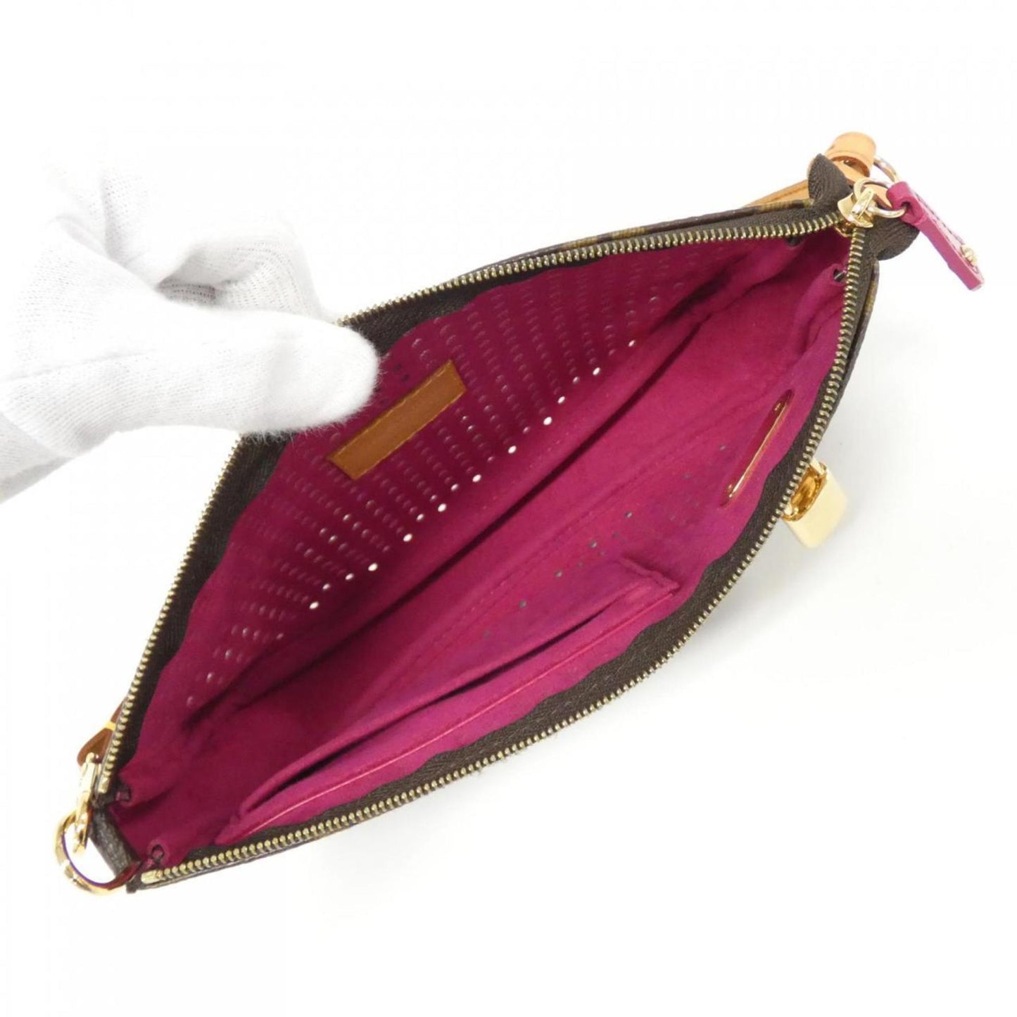 Louis Vuitton Monogram Perforated Pochette Accessory M95183 Pouch