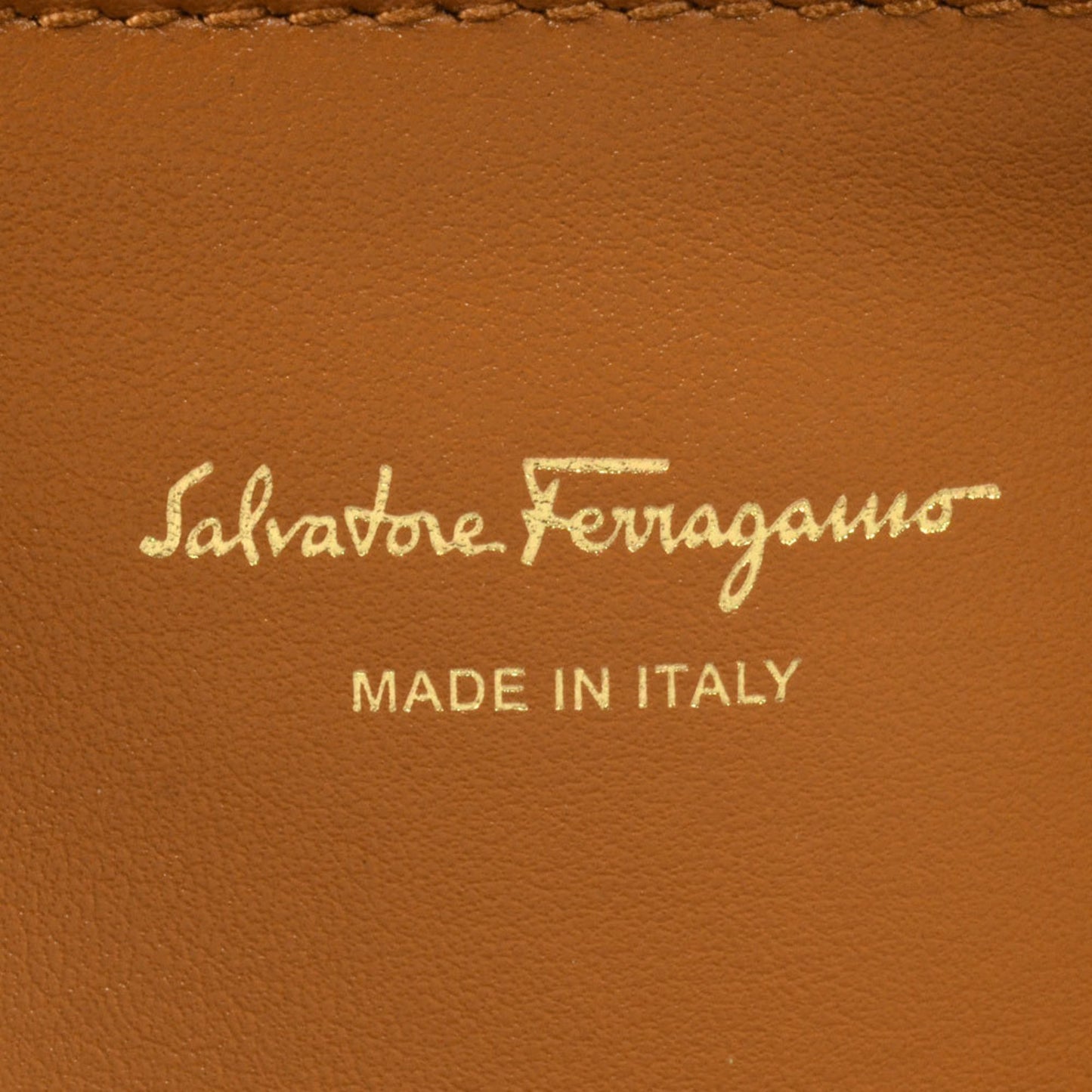 Salvatore Ferragamo Ferragamo Gancini Studio Bag Handbag Leather Raffia Dh-21 H539 Brown