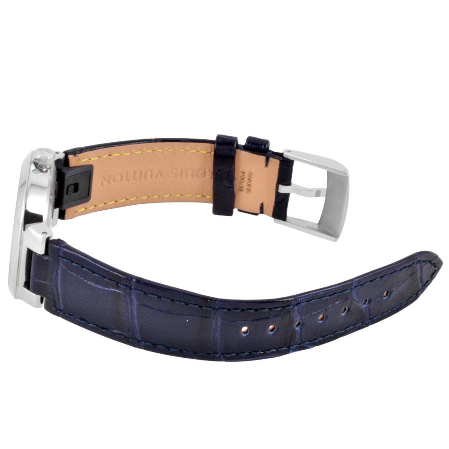 Louis Vuitton Louis Vuitton Qa159Z Tambour Mm Rainbow Watch Quartz Silver Dial Multicolor Ss