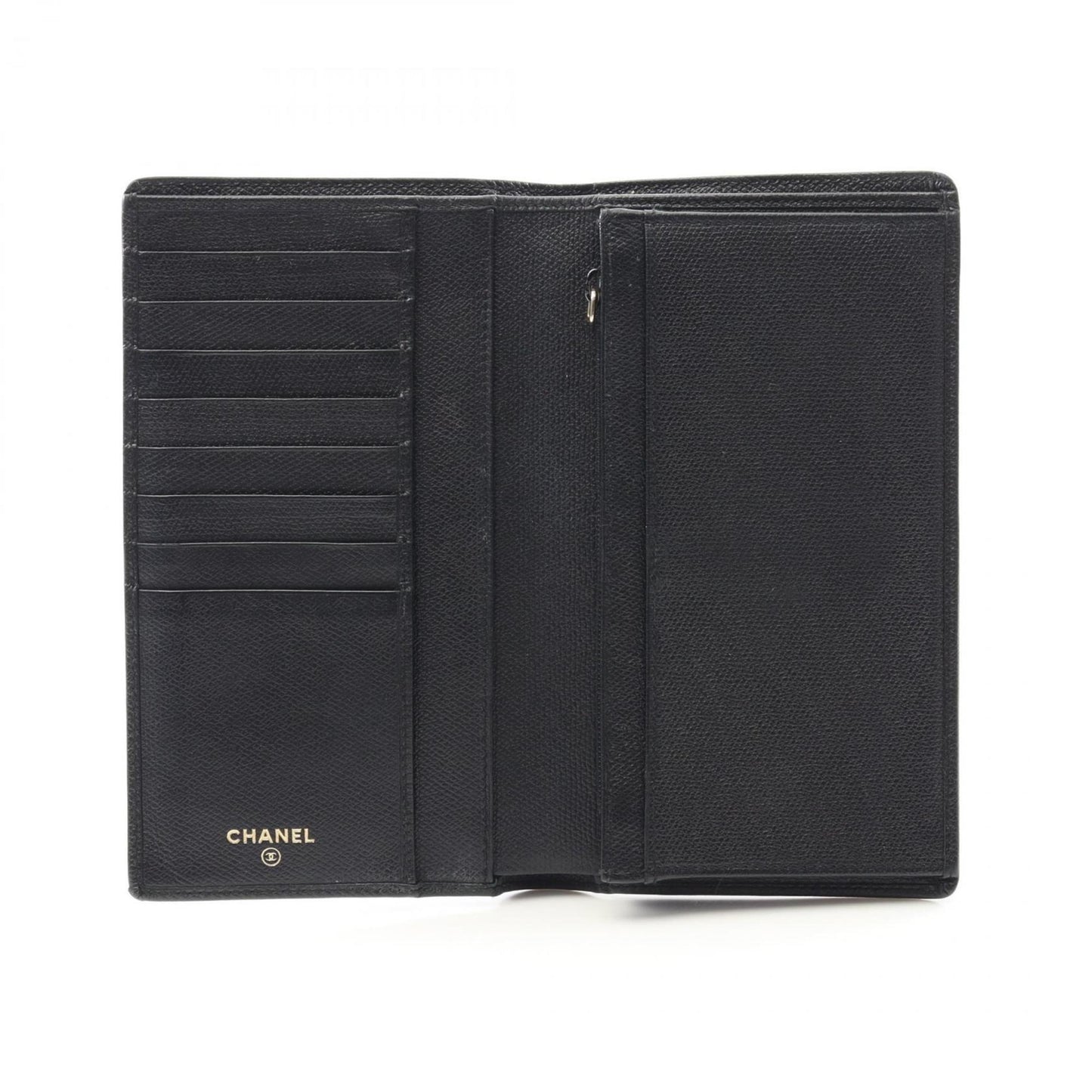 Chanel Coco Button Bi-Fold Long Wallet