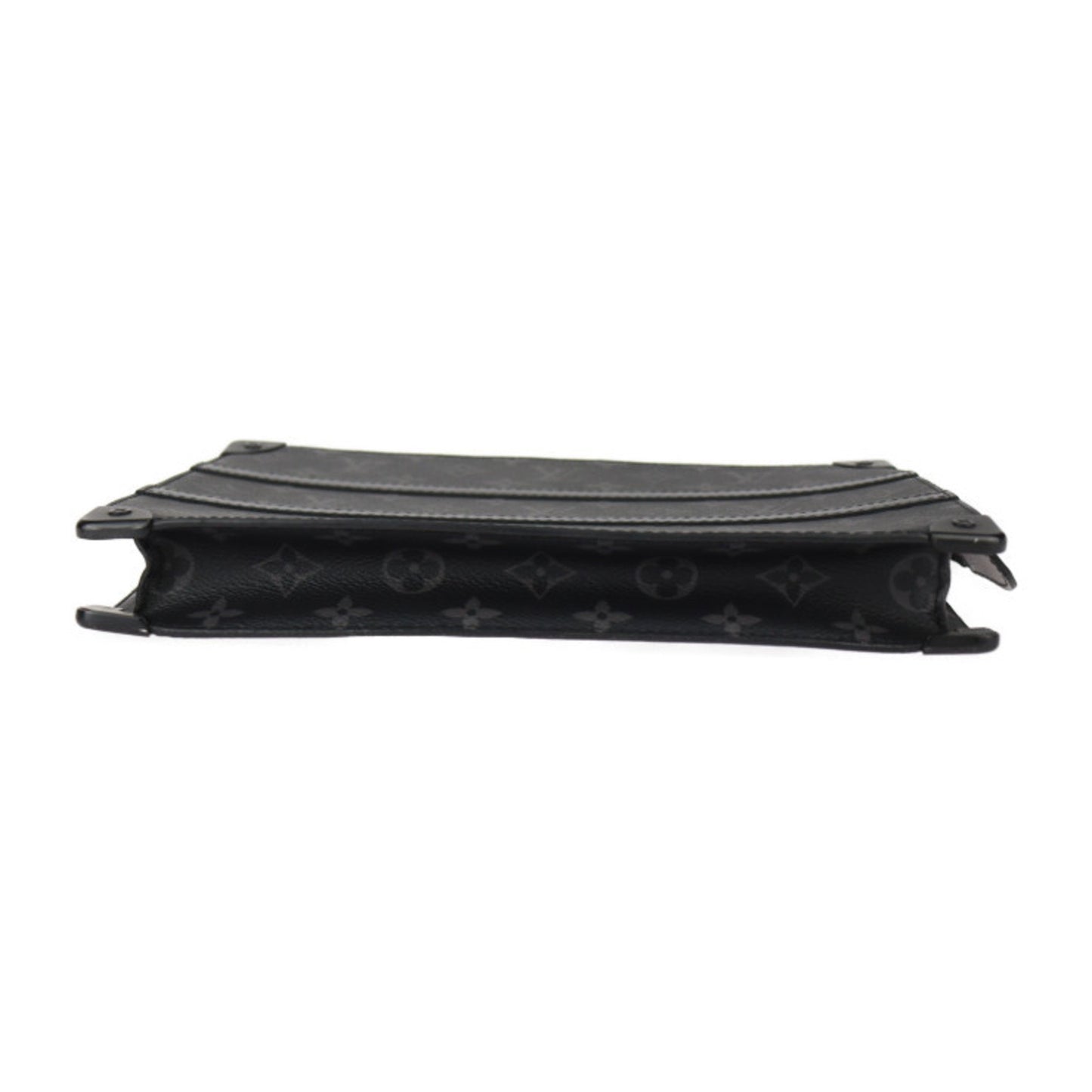 Louis Vuitton Louis Vuitton Trunk Pochette Second Bag M45937 Monogram Eclipse Leather Black