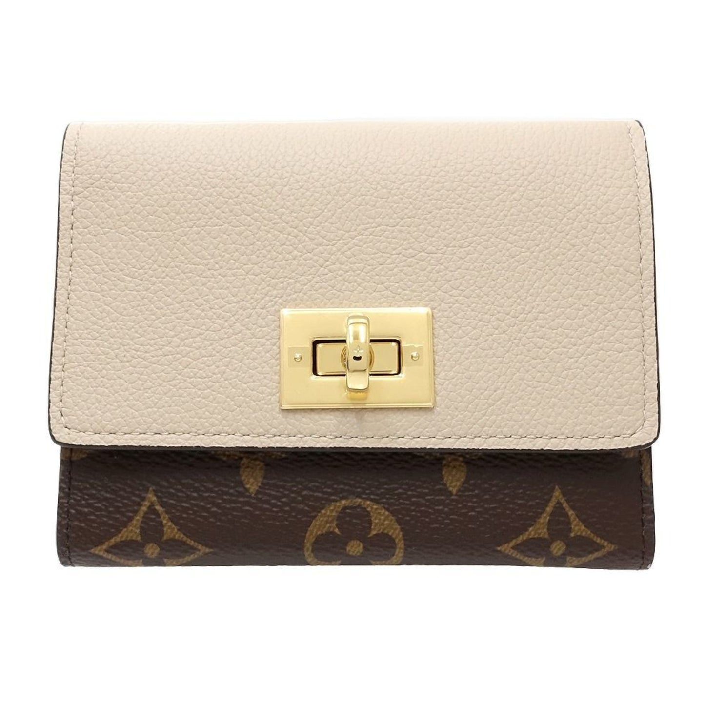 Louis Vuitton Louis Vuitton Monogram Tri-Fold Wallet M82398 Portefeuille Victorine Brown Greige