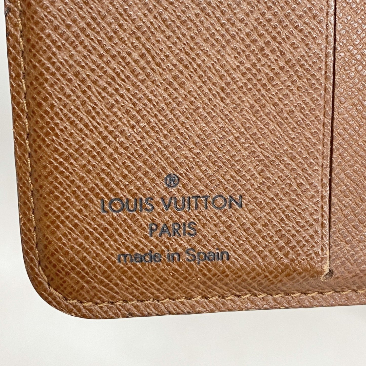 Louis Vuitton Monogram Compact Zip Wallet M61667 Brown