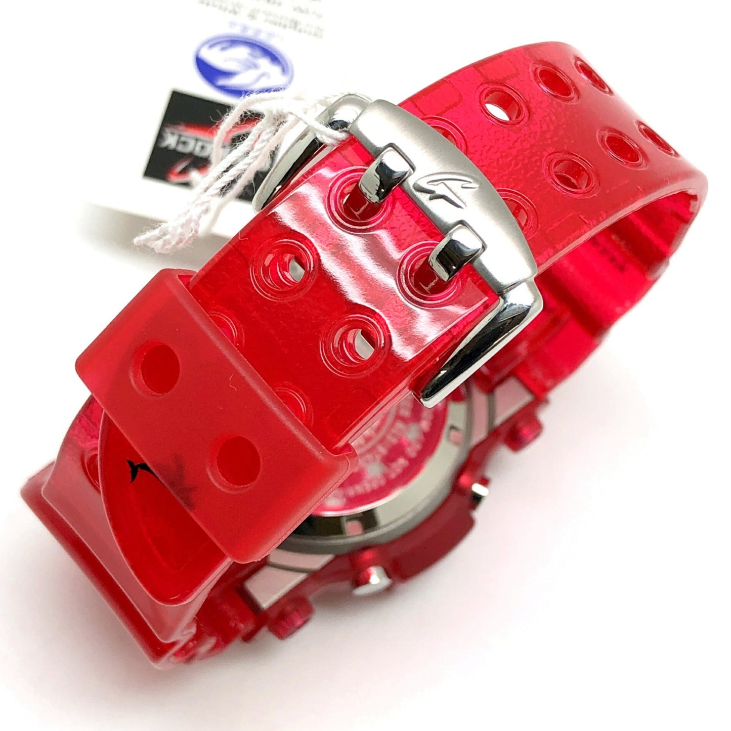 G-Shock Casio Watch Gw-203K-4 Frogman Irukuji 2003 Candy Red Skeleton Tough Solar 9Th Iruka Whale
