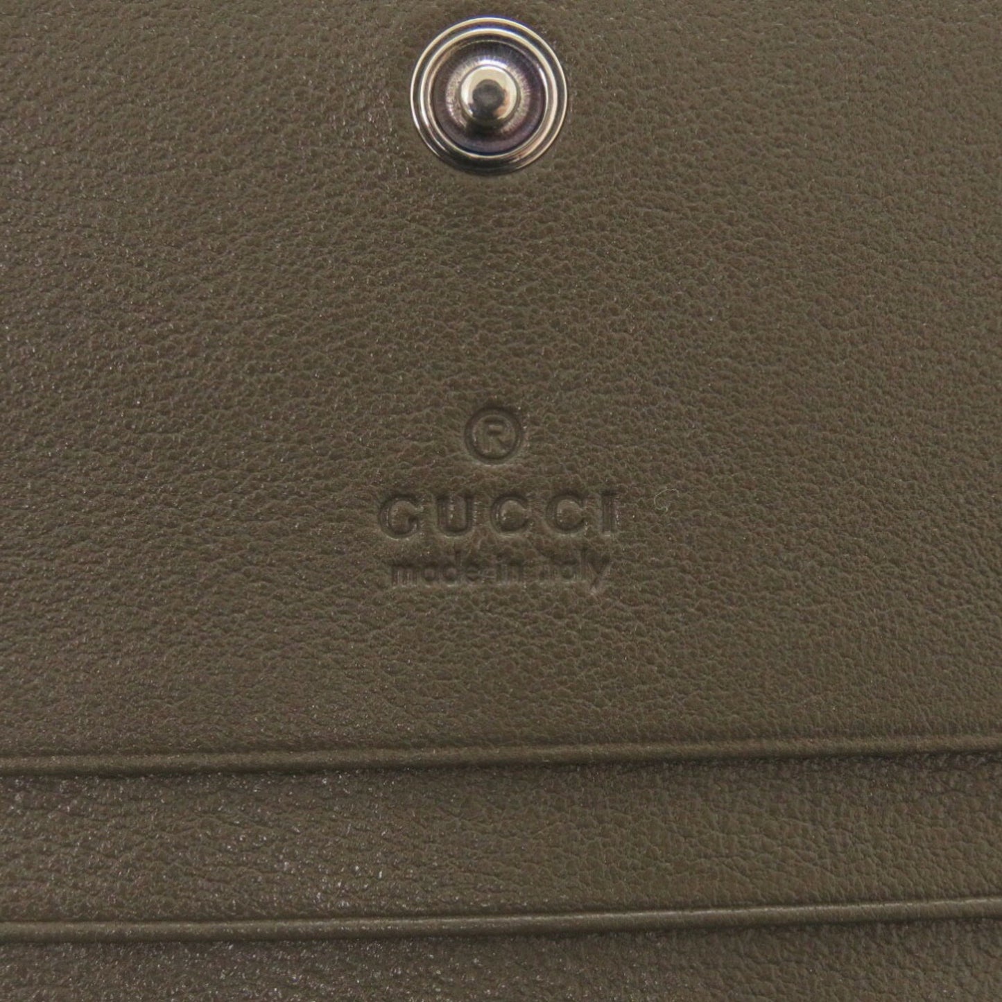 Like New Gucci Blondie 760317 Leather Brown Bifold Wallet