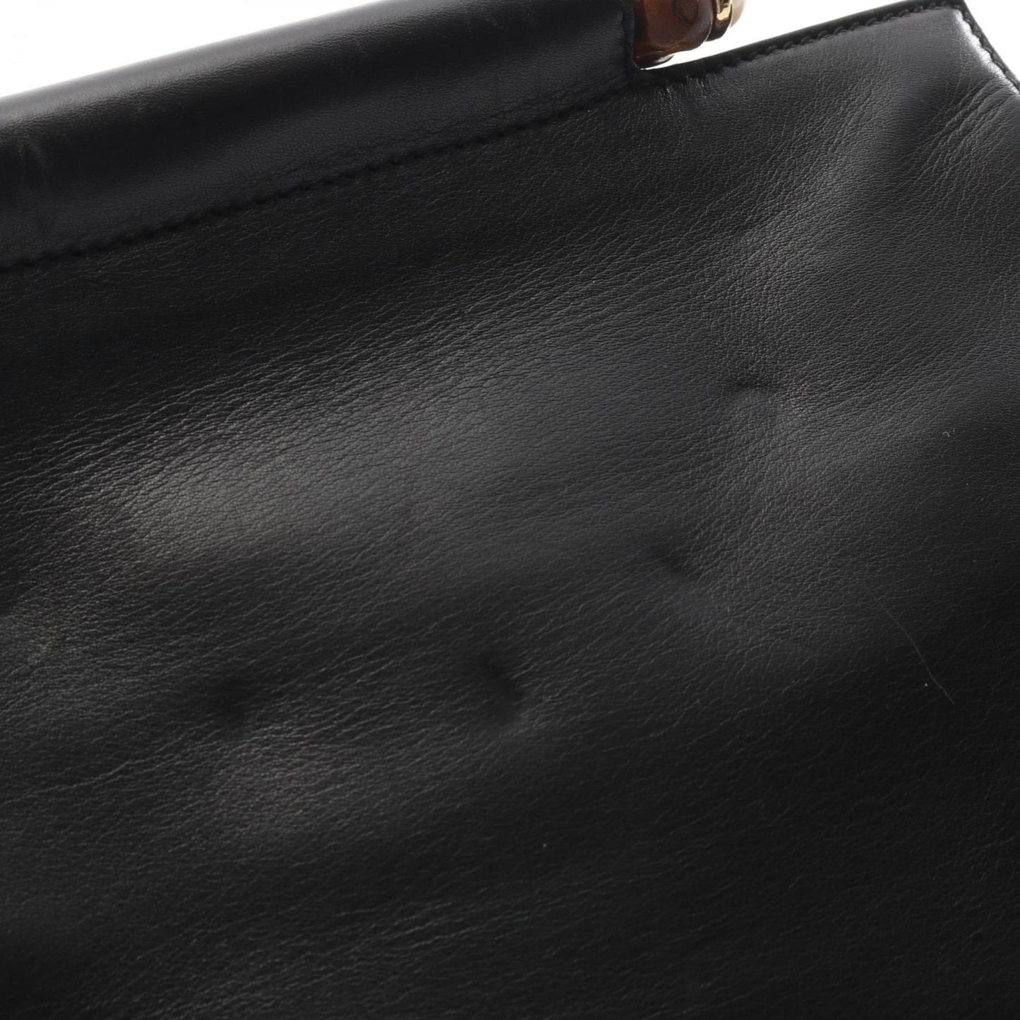 Gucci Nimfair Bamboo Handbag Leather