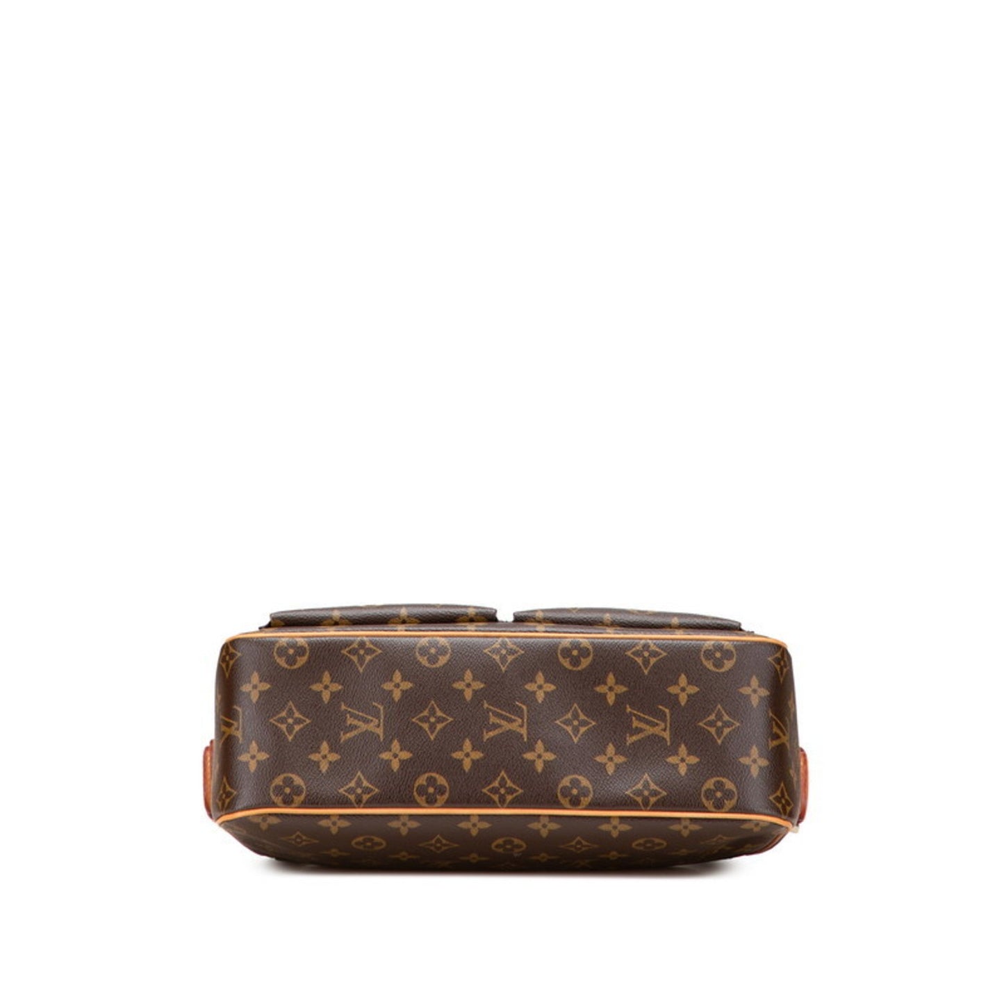 Louis Vuitton Monogram Viva Cite Gm One-Shoulder Bag M51163 Brown Pvc Leather