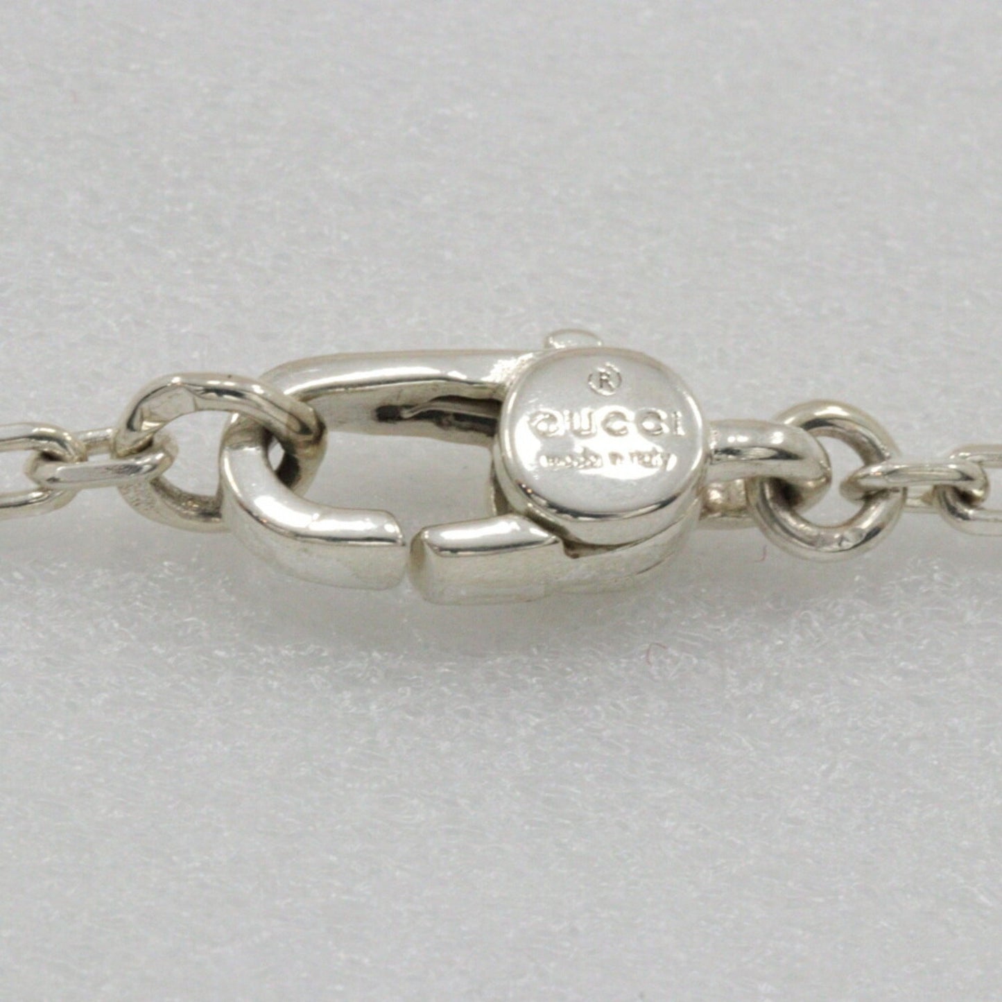 Gucci G Mark Necklace Plate Silver 925 Approx. 21.0G