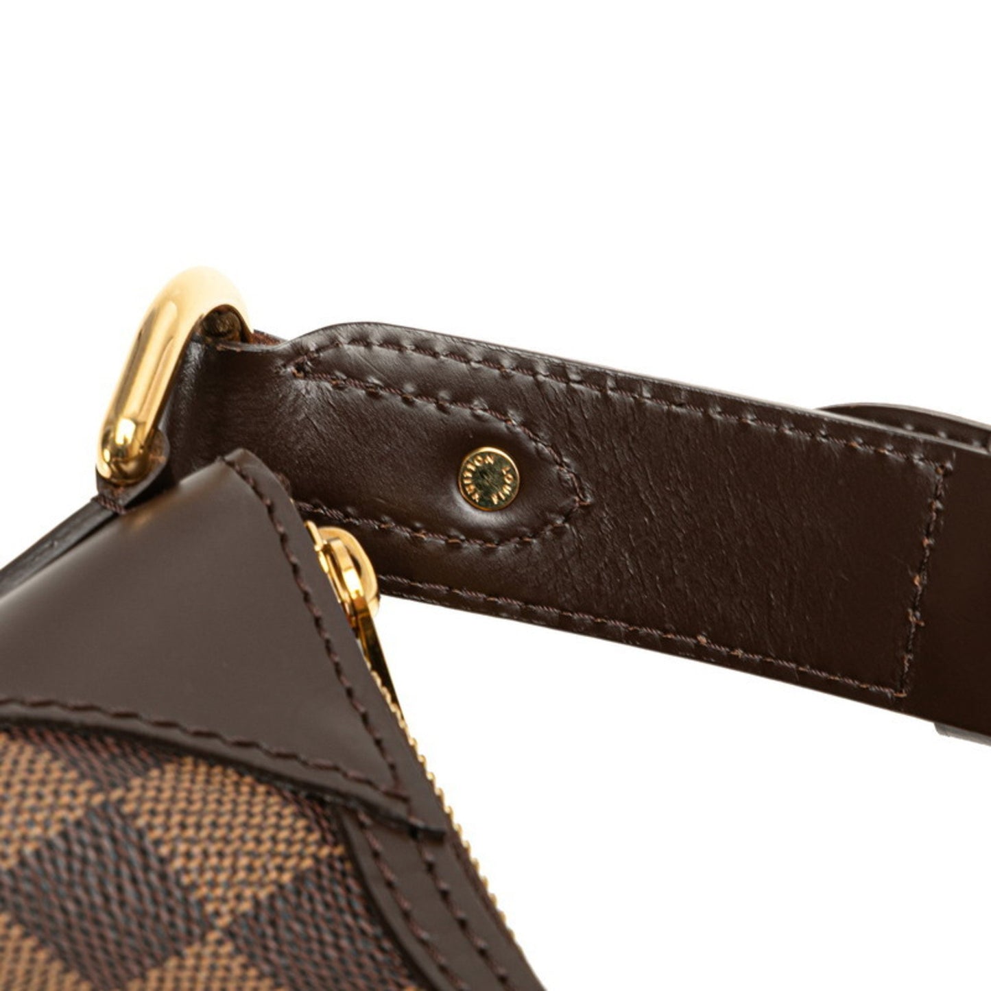 Louis Vuitton Damier Thames Pm One-Shoulder Bag N48180 Brown Pvc Leather