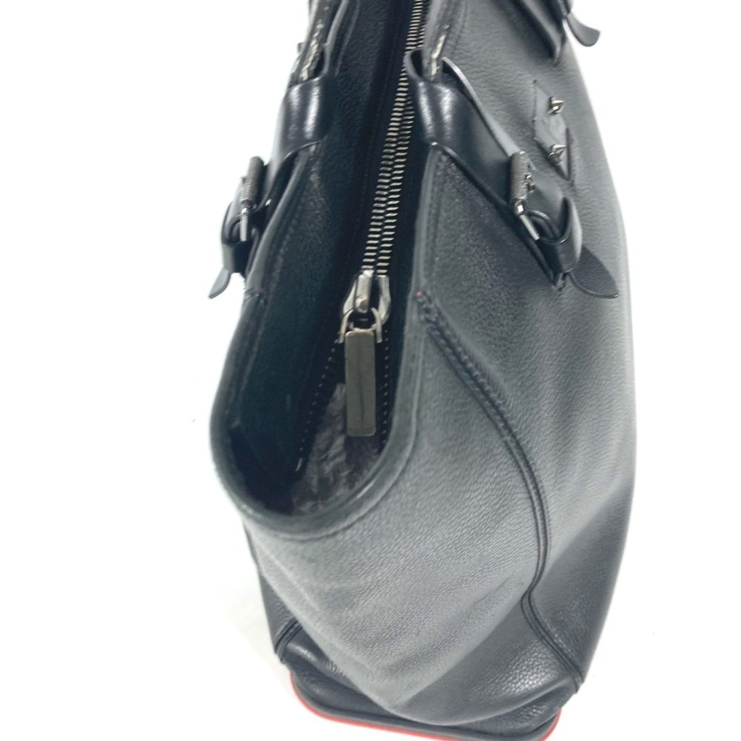 Christian Louboutin Cabiker Small Badge Shoulder Bag Tote Leather