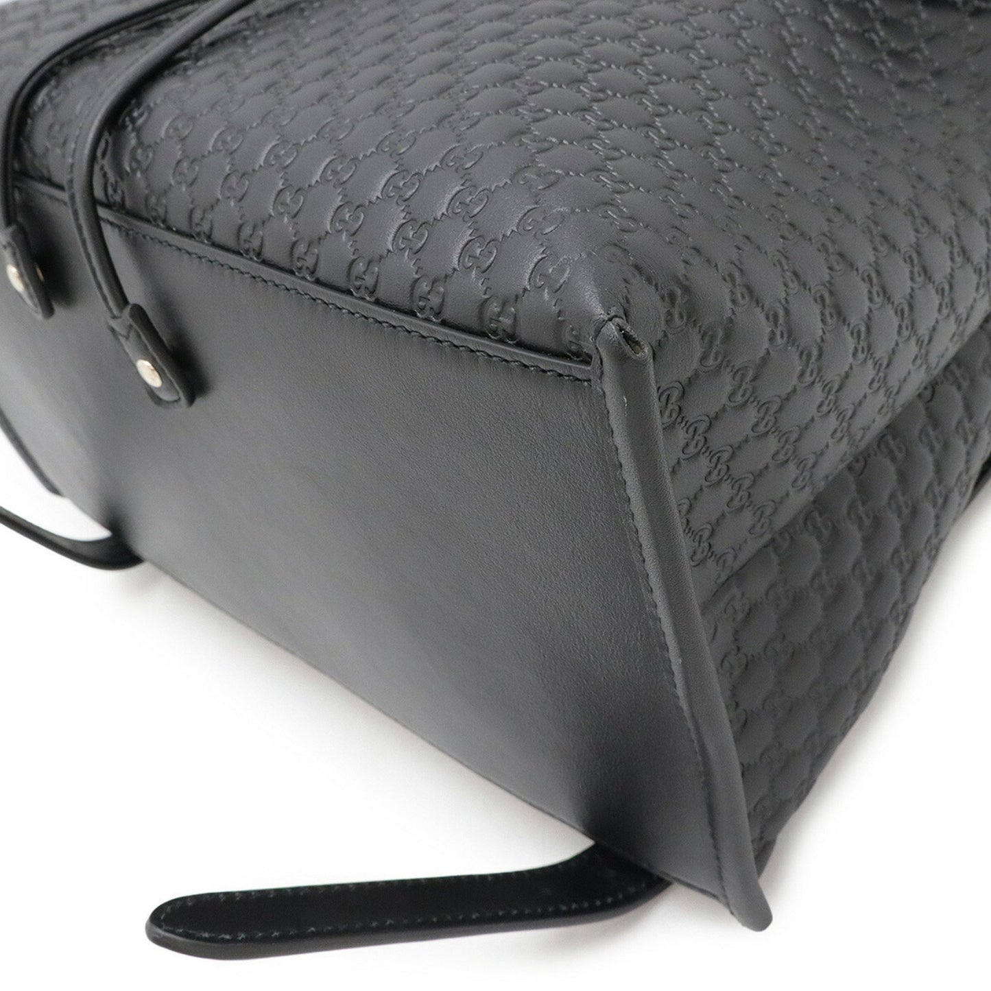 Gucci Micro Guccissima Backpack Leather Black 607993