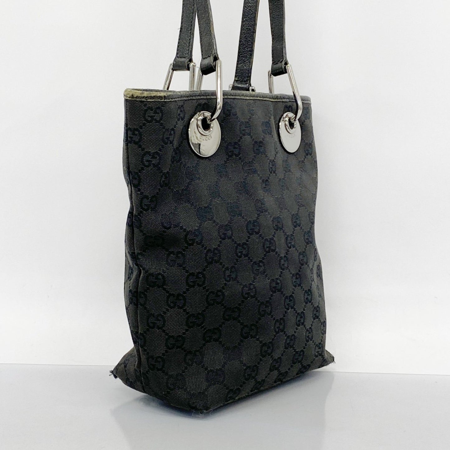 Gucci Gg Canvas Tote Bag 120840 Black