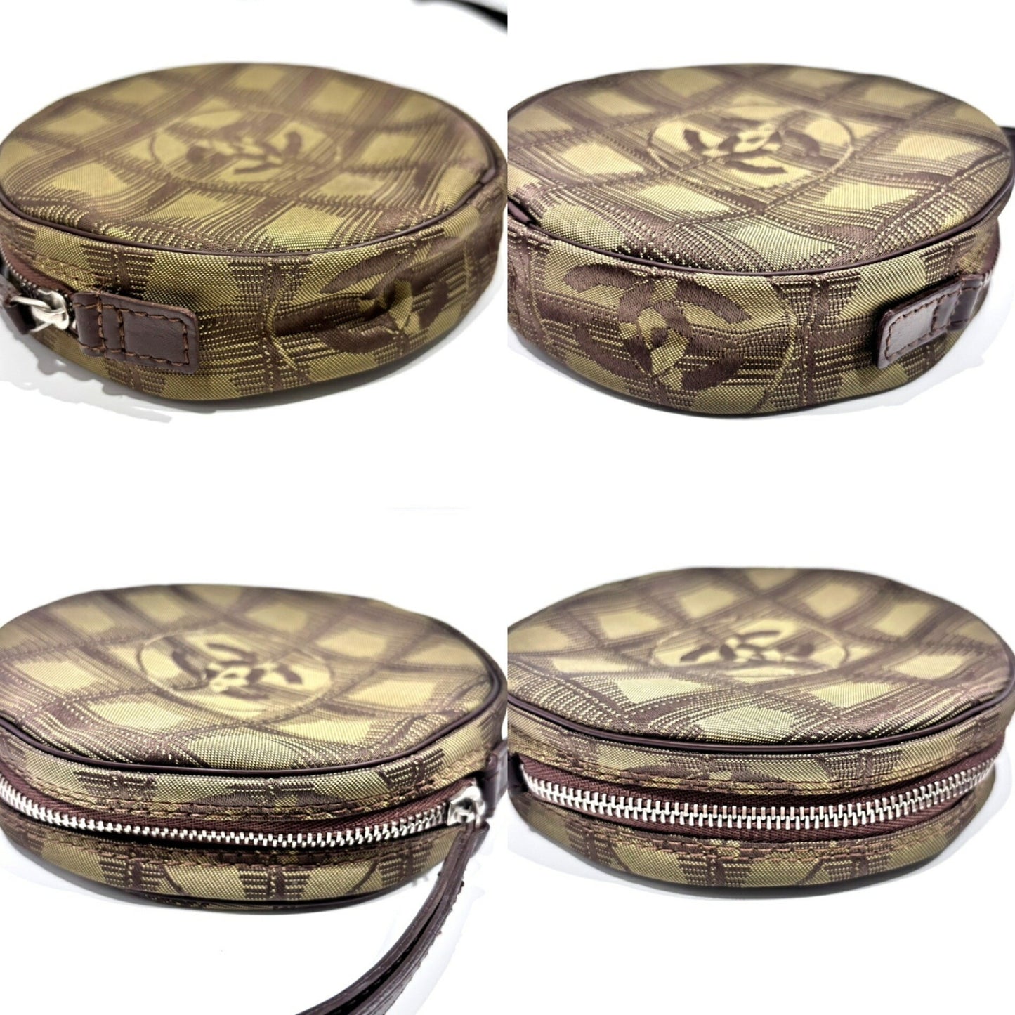 Chanel New Travel Line Hand Pouch A17682 Nylon 7 Series