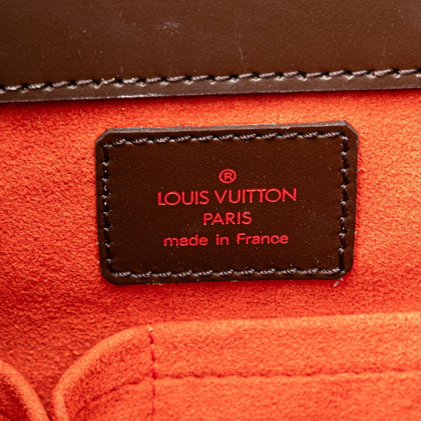 Louis Vuitton Damier Saria So Handbag N51284 Brown Pvc Leather