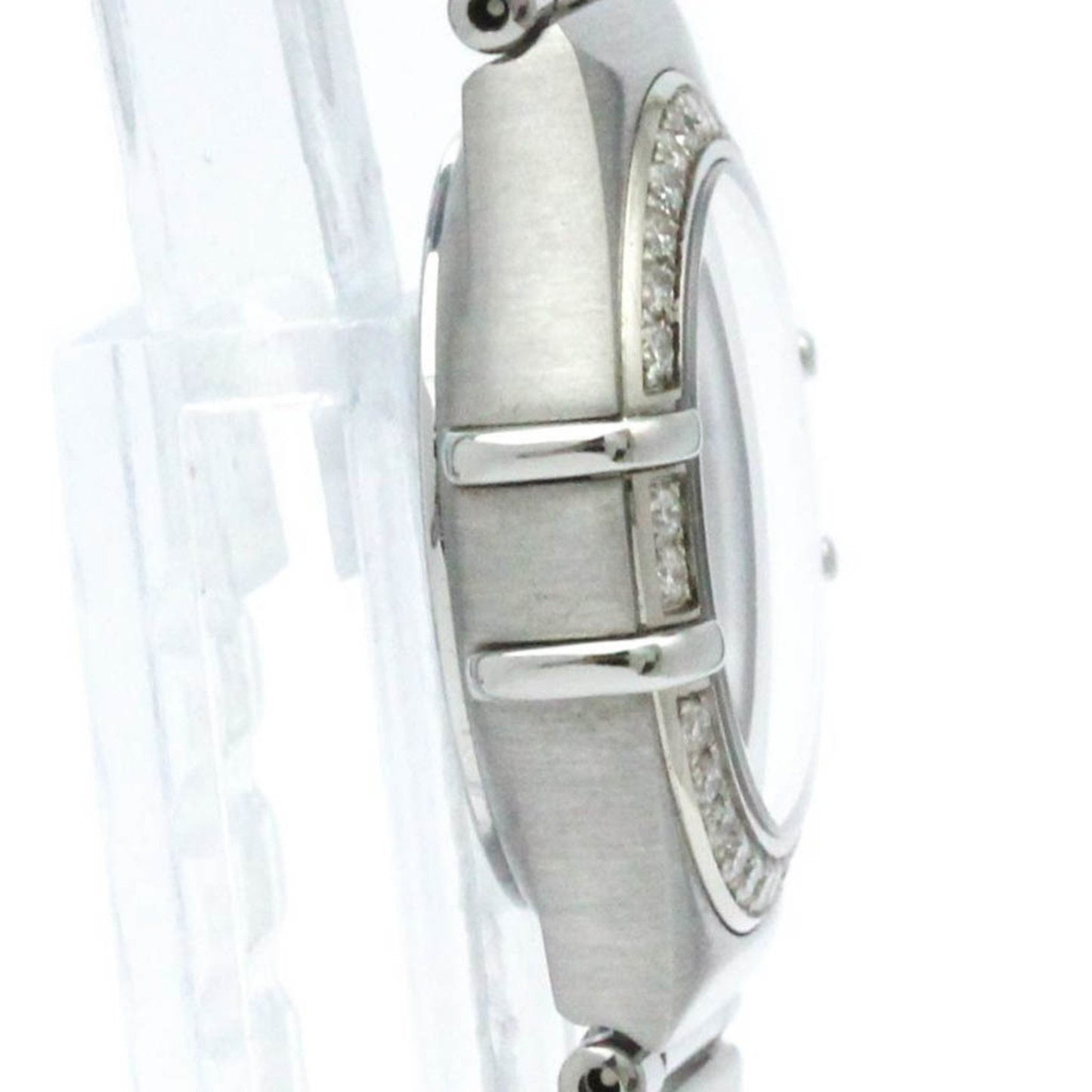 Omega Constellation Diamond Blue Mop Steel Quartz