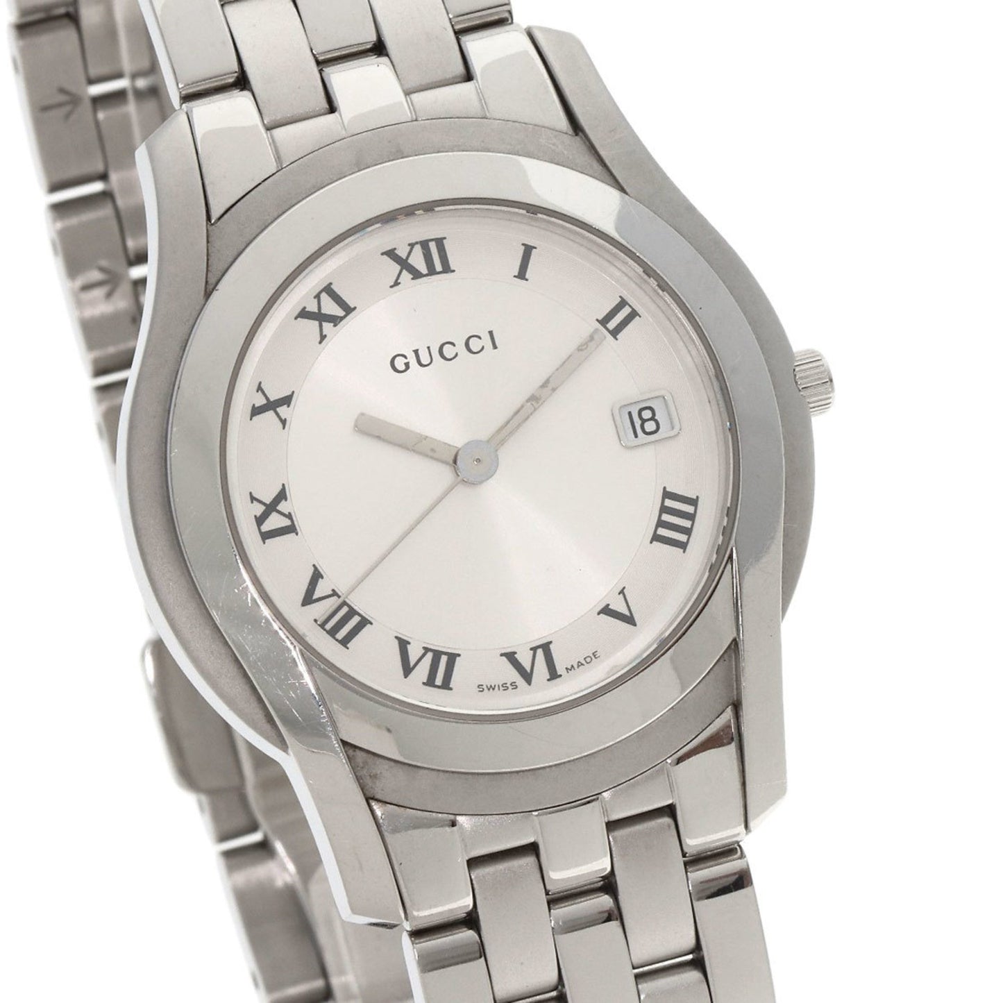 Gucci 5500M Watch Stainless Steel Ss