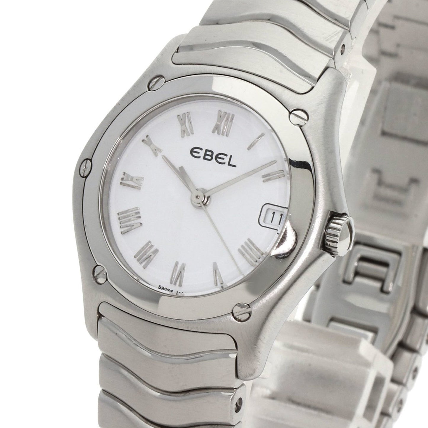 Ebel 9087F21 Classic Wave Watch Stainless Steel Ss