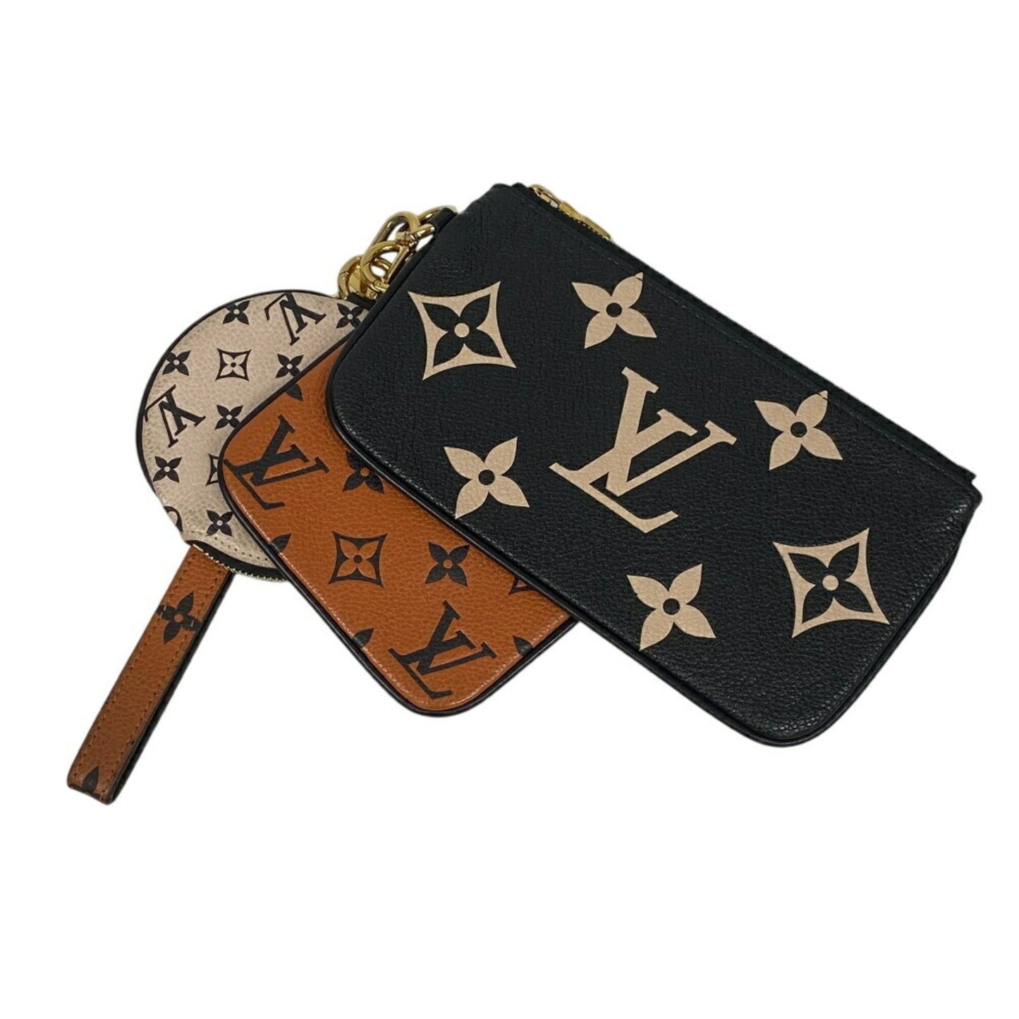 Louis Vuitton M69516 Pochette Trio Monogram Empreinte Black