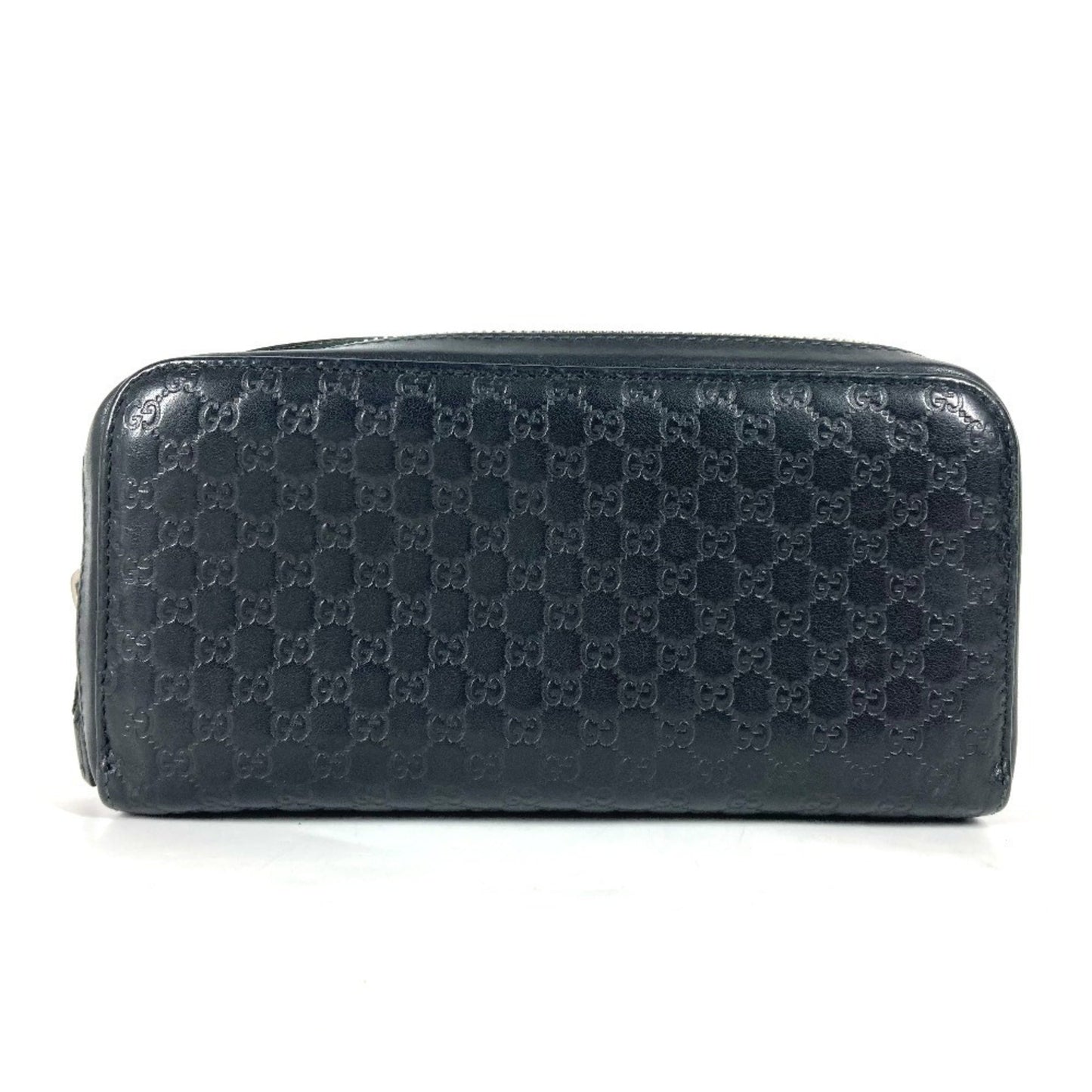 Gucci 278635 Gg Micro Guccissima Clutch Bag Travel Case Long Wallet Leather