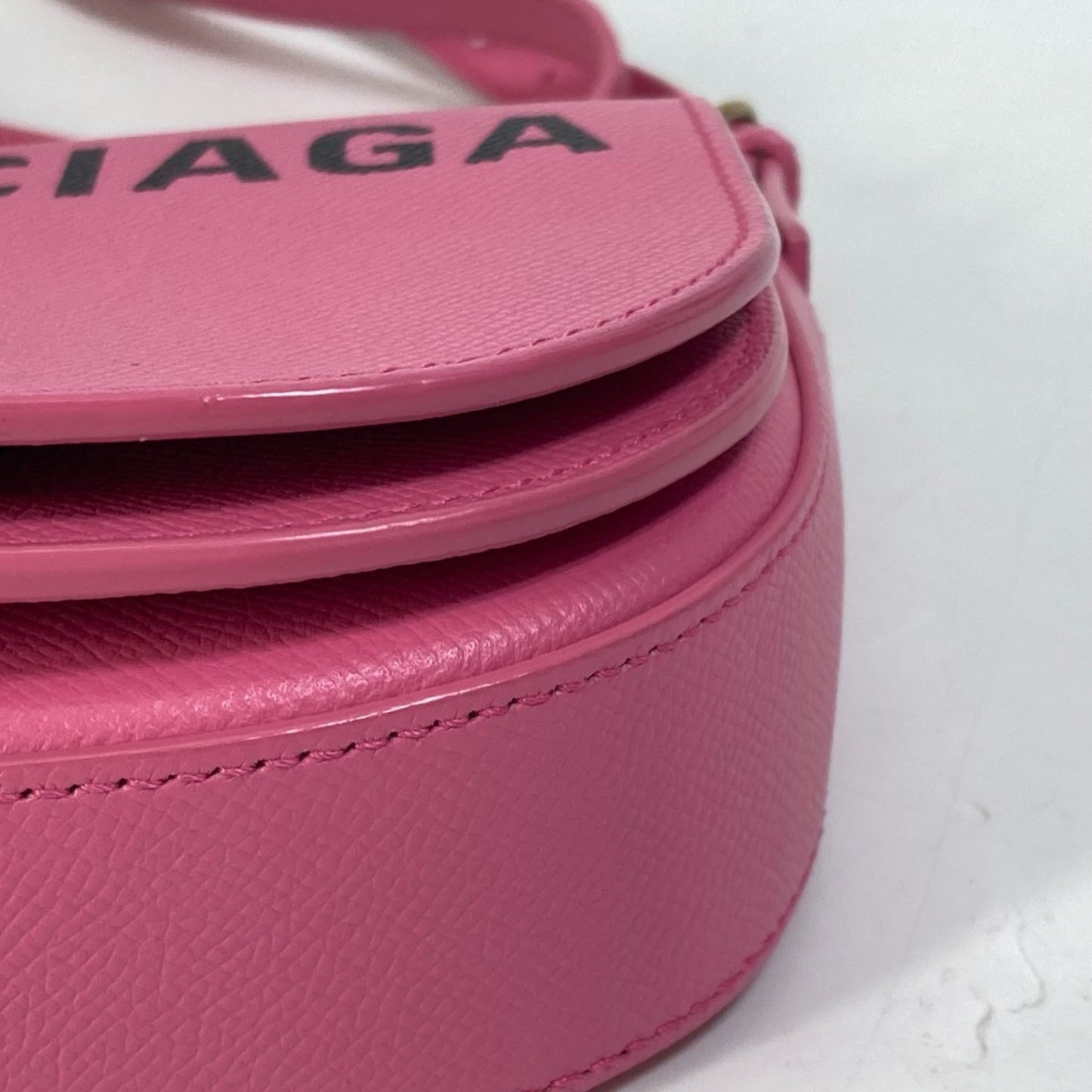 Balenciaga 550639 Pochette Crossbody Bag Shoulder Bag Pink Black