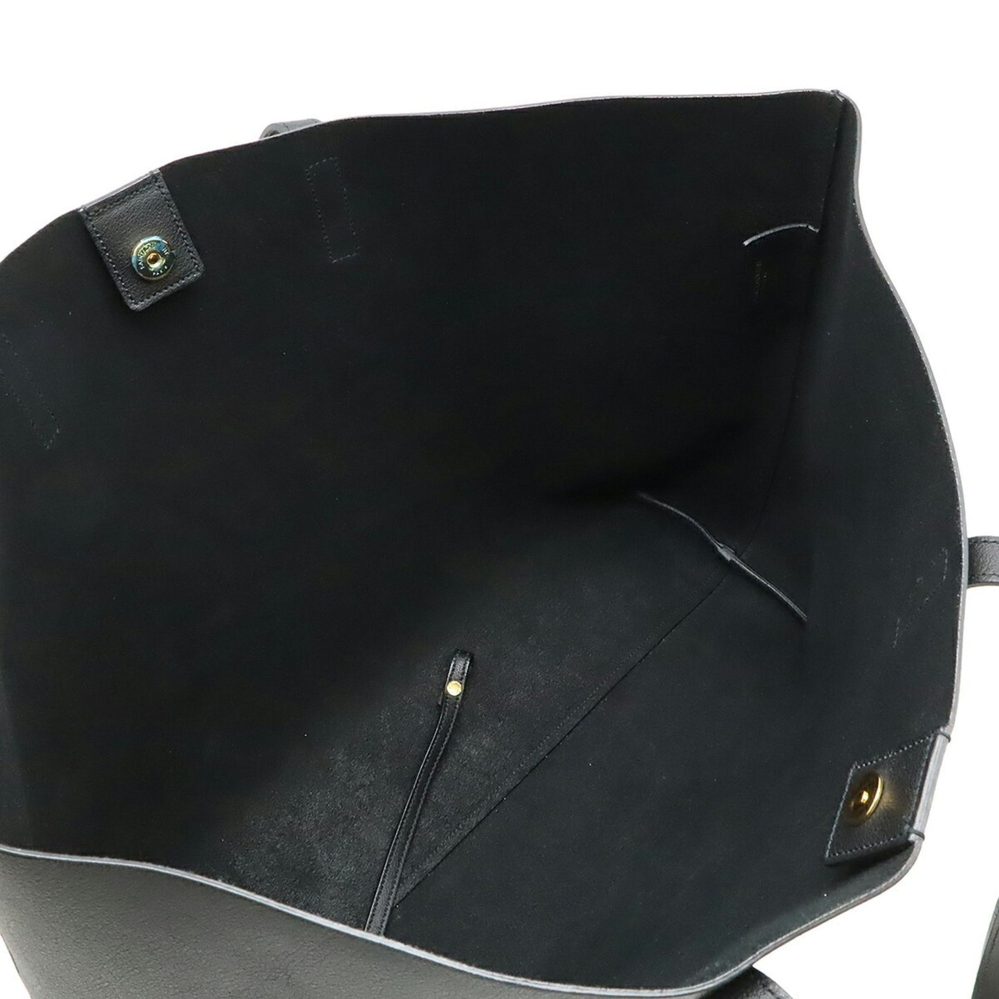 Saint Laurent Paris Ysl Yves Saint Laurent Tote Shoulder Bag In Black Leather