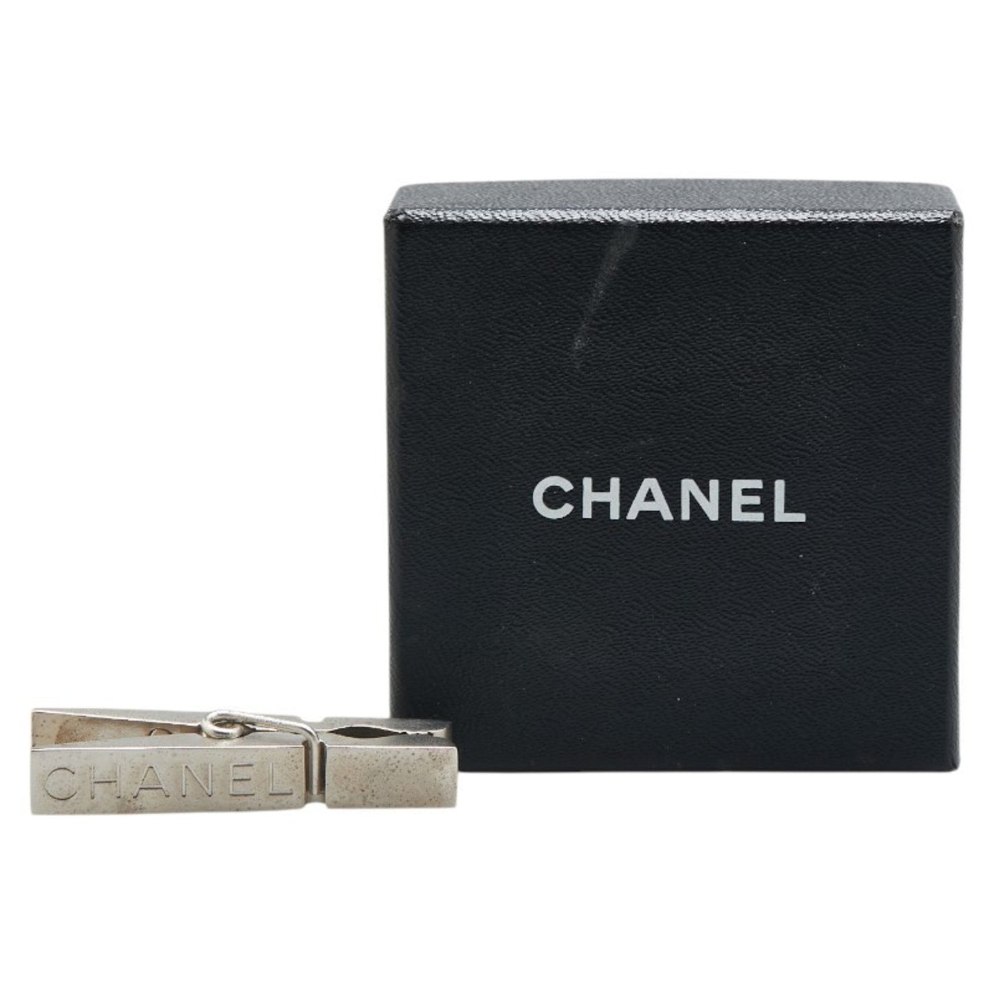 Chanel Money Clip Silver Metal