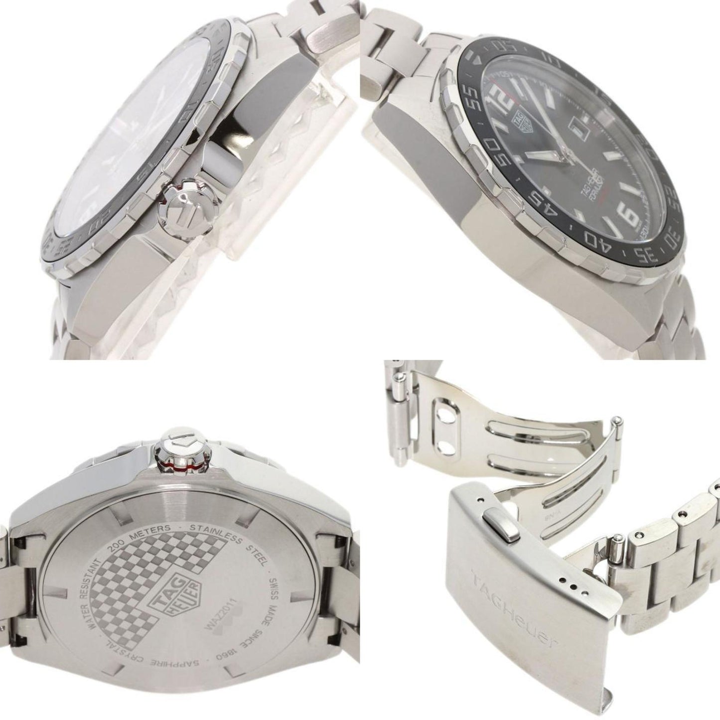 Tag Heuer Wa2011.Ba0842 Formula 1 Calibre 5 Date Watch Stainless Steel Ss