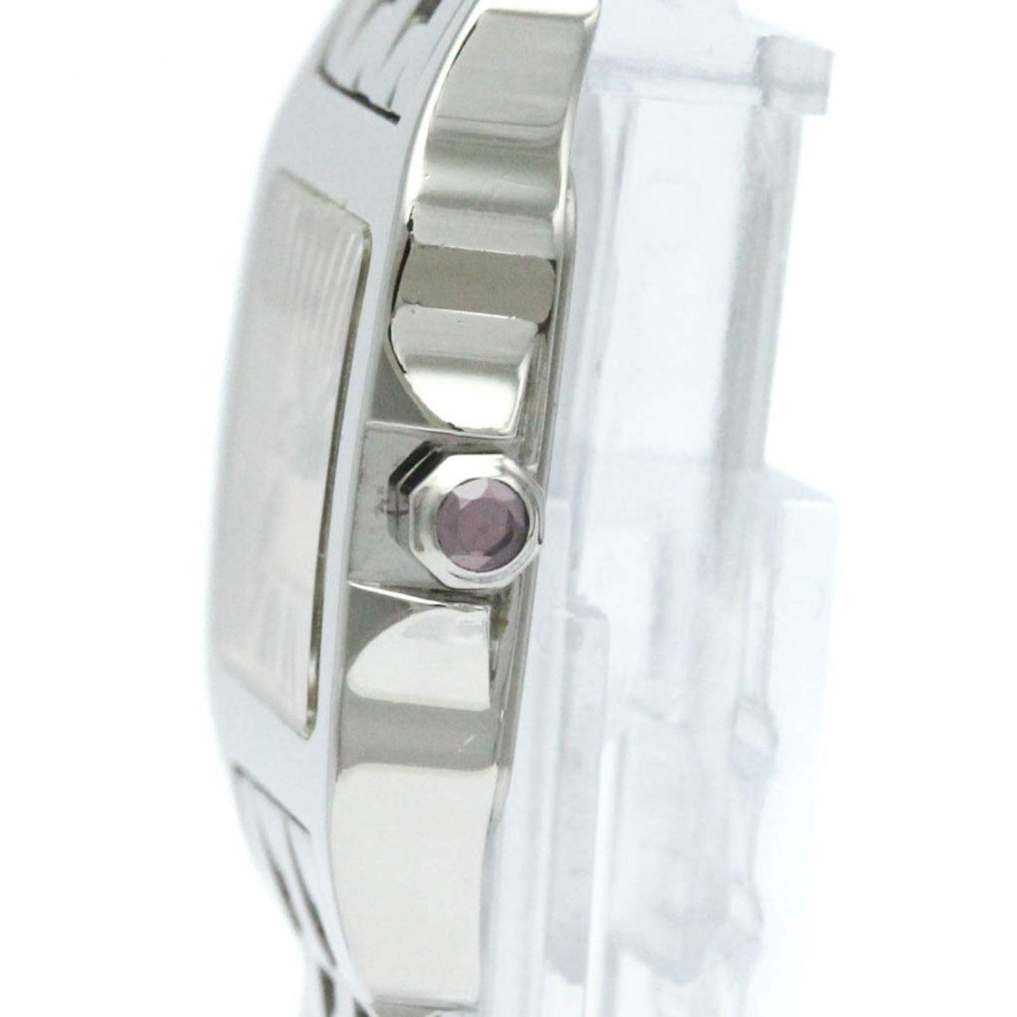 Polished Cartier Santos Demoiselle Pink Mop Dial