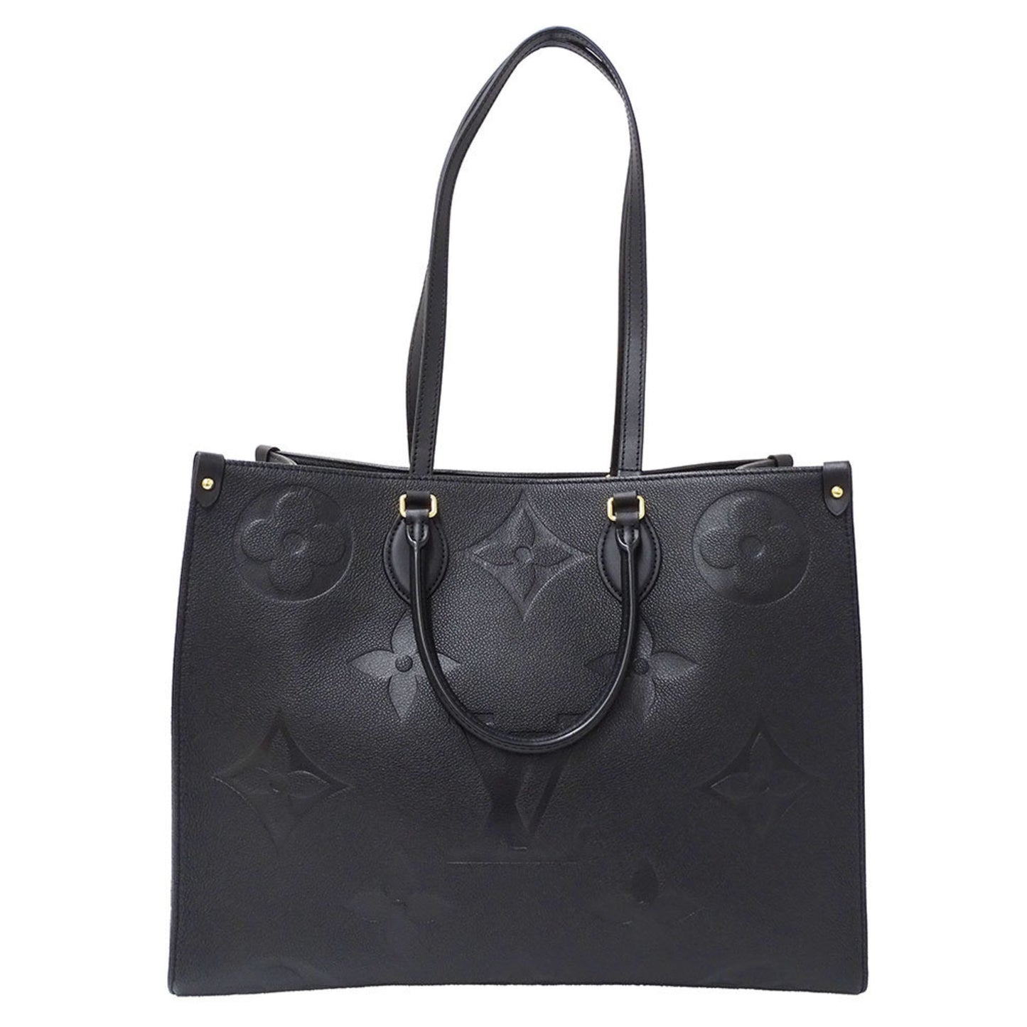 Louis Vuitton Monogram Empreinte On The Go Gm Tote Bag In Black
