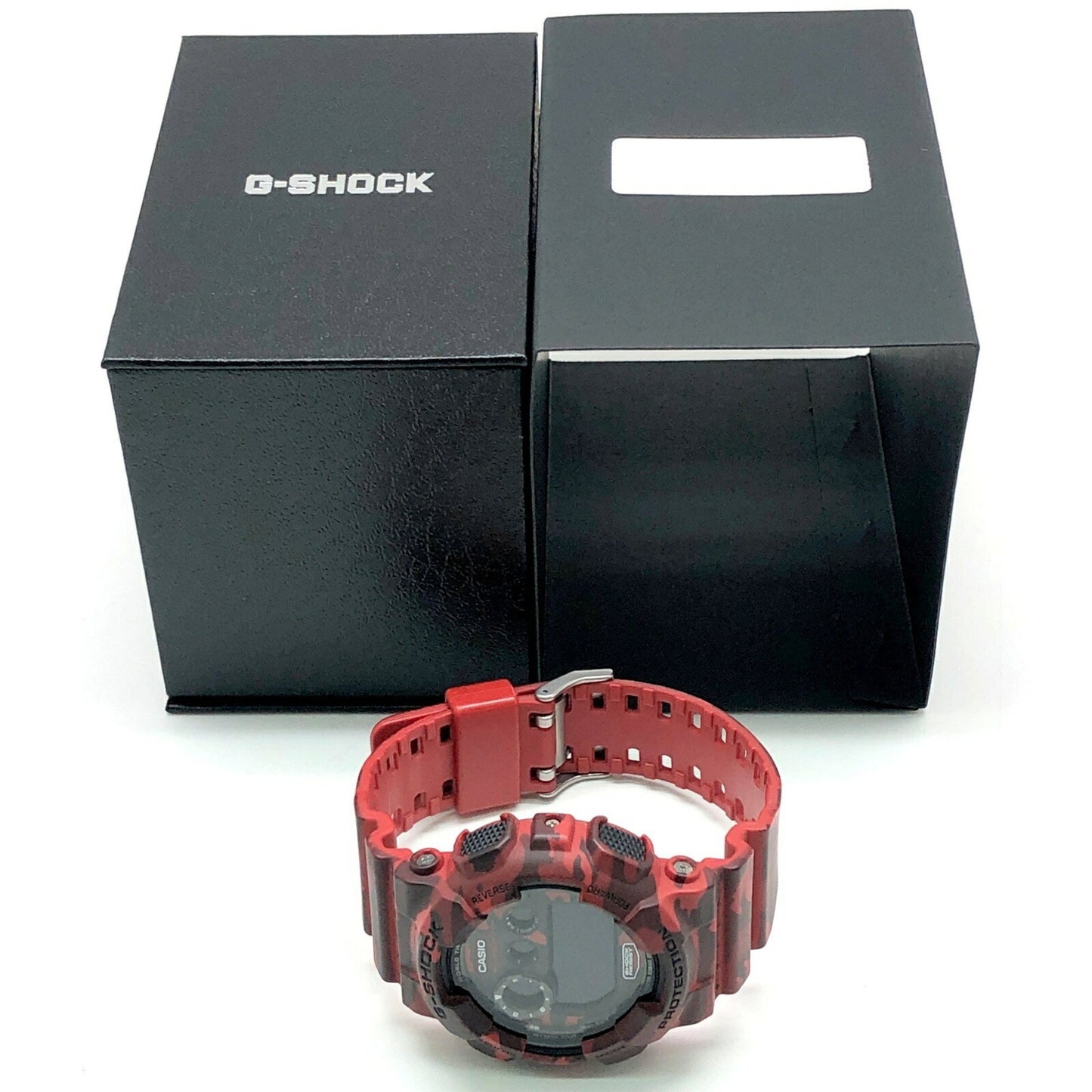 G-Shock Casio Gd-120Cm-4 Camouflage Series Big Case Digital Watch In Red