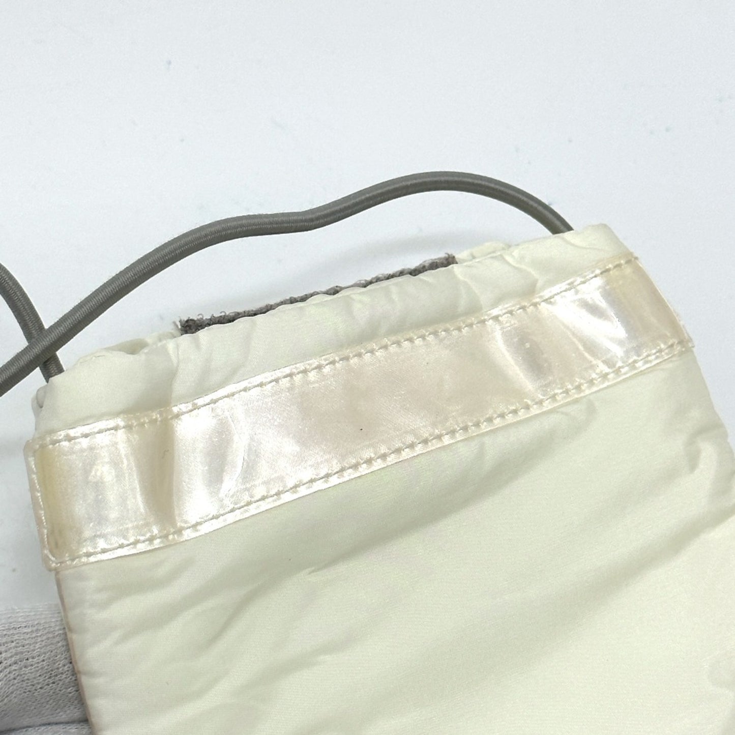 Prada Sports Pochette Crossbody Sacoche Shoulder Bag White Red