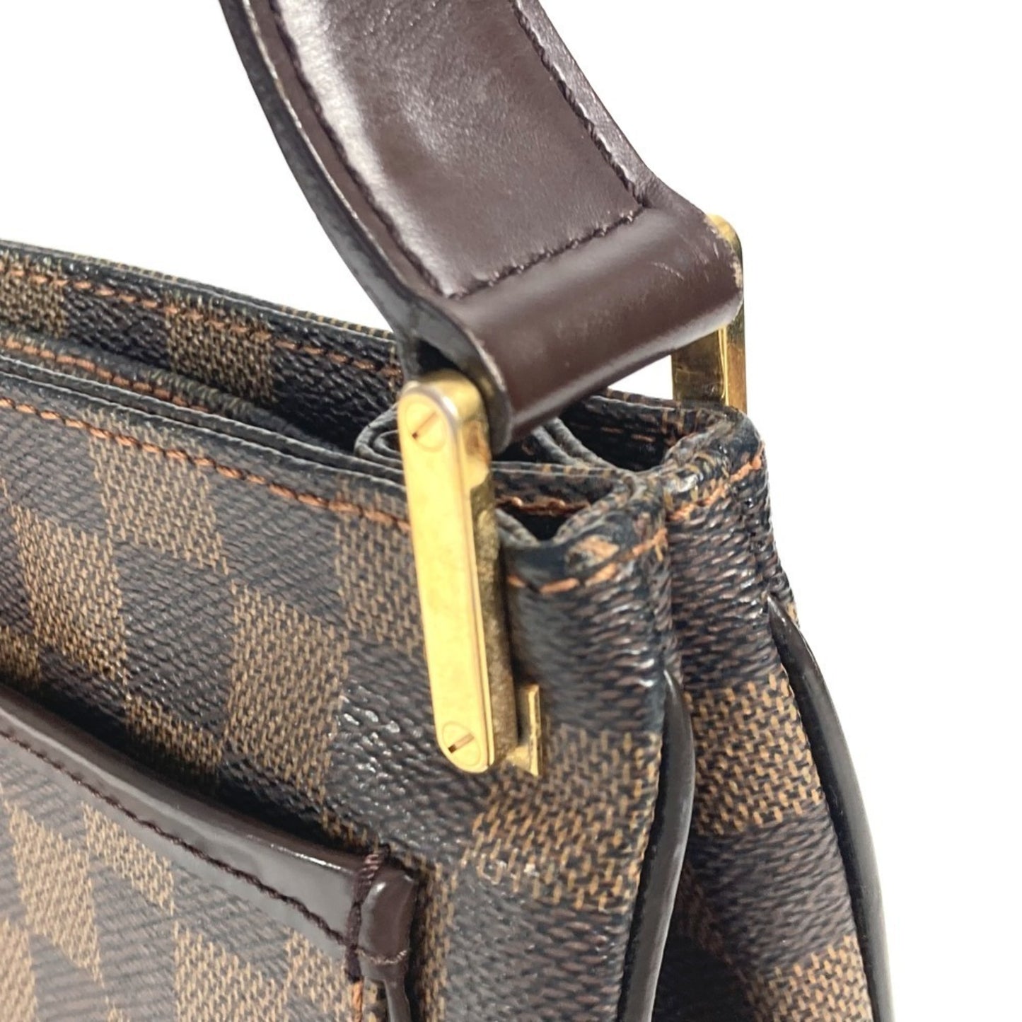 Louis Vuitton N51129 Damier Auburn Shoulder Bag Canvas