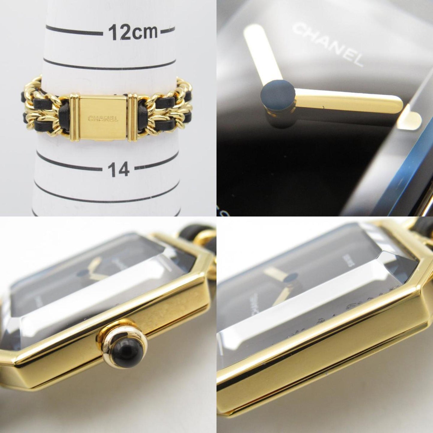Chanel Premiere S Watch Gp (Gold Plated) Leather