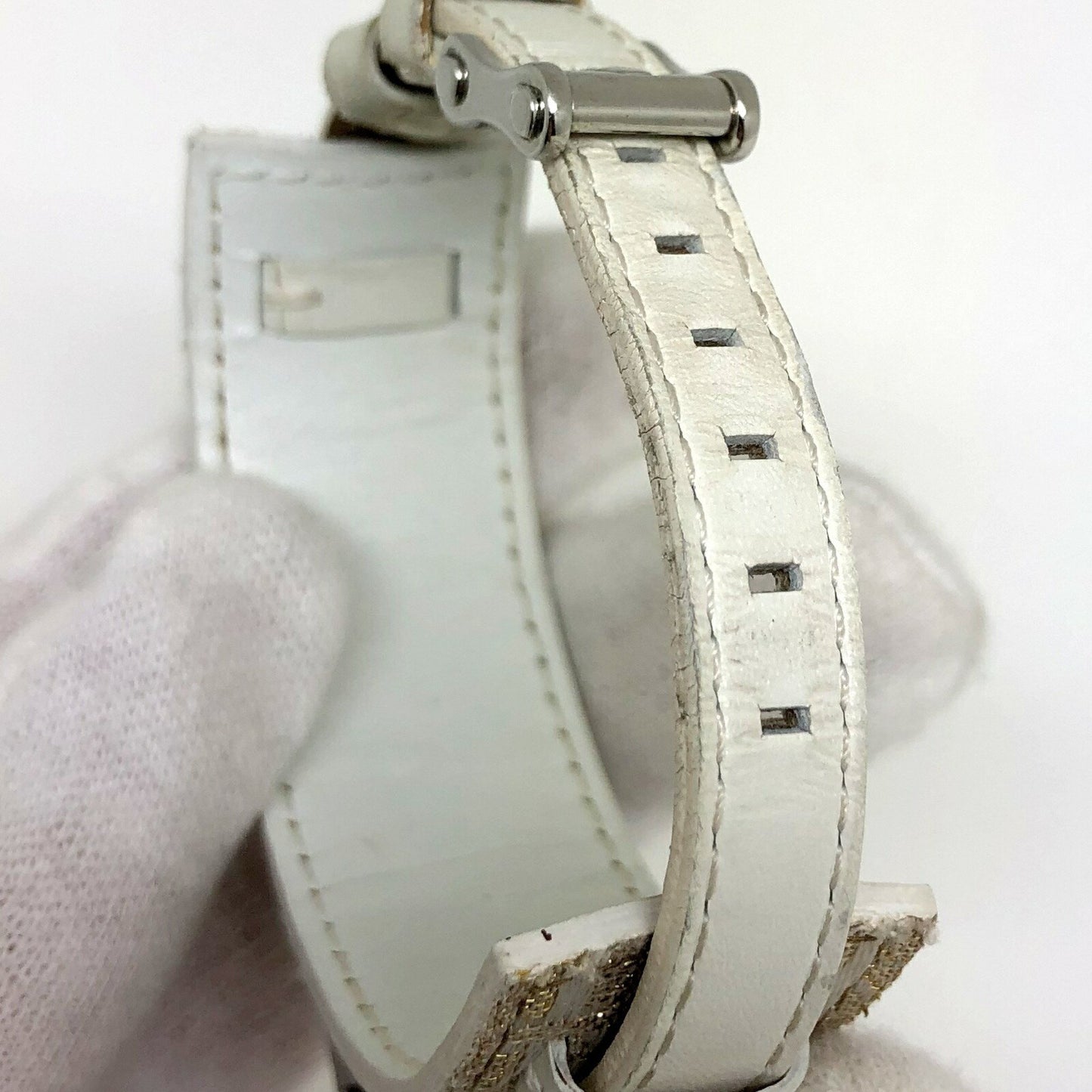 Christian Dior Quartz Watch D104-100 Silver White Dial