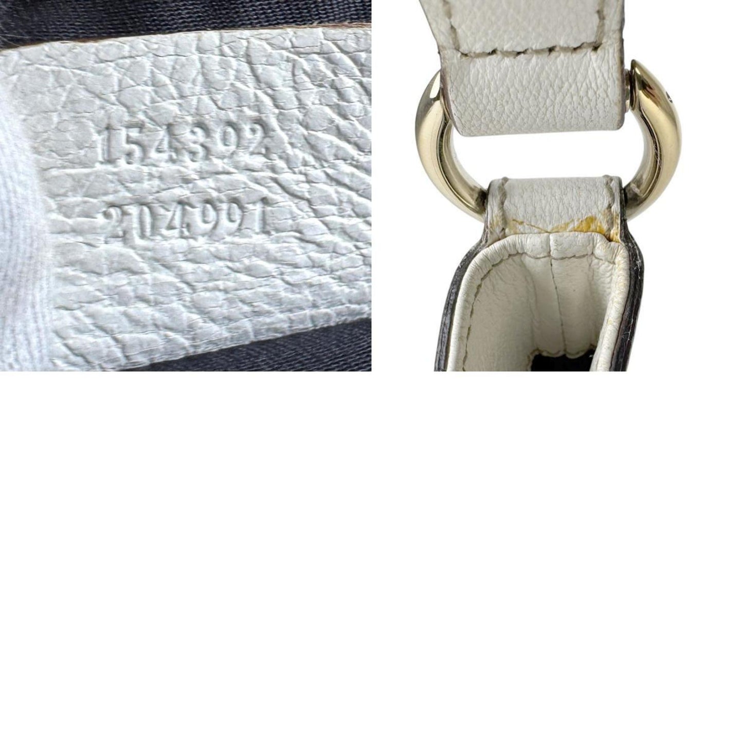 Gucci Shoulder Bag Leather White