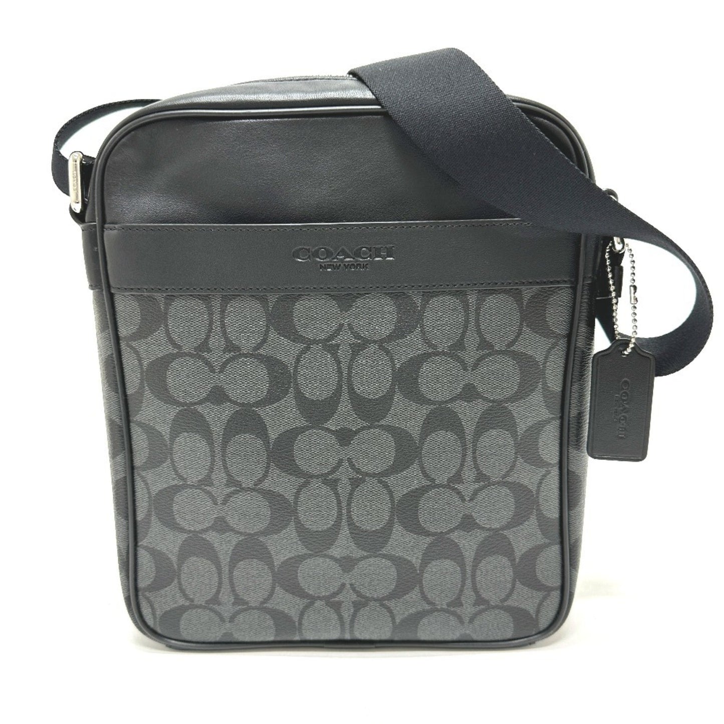 Coach F71764 Signature Houston Flight Shoulder Bag