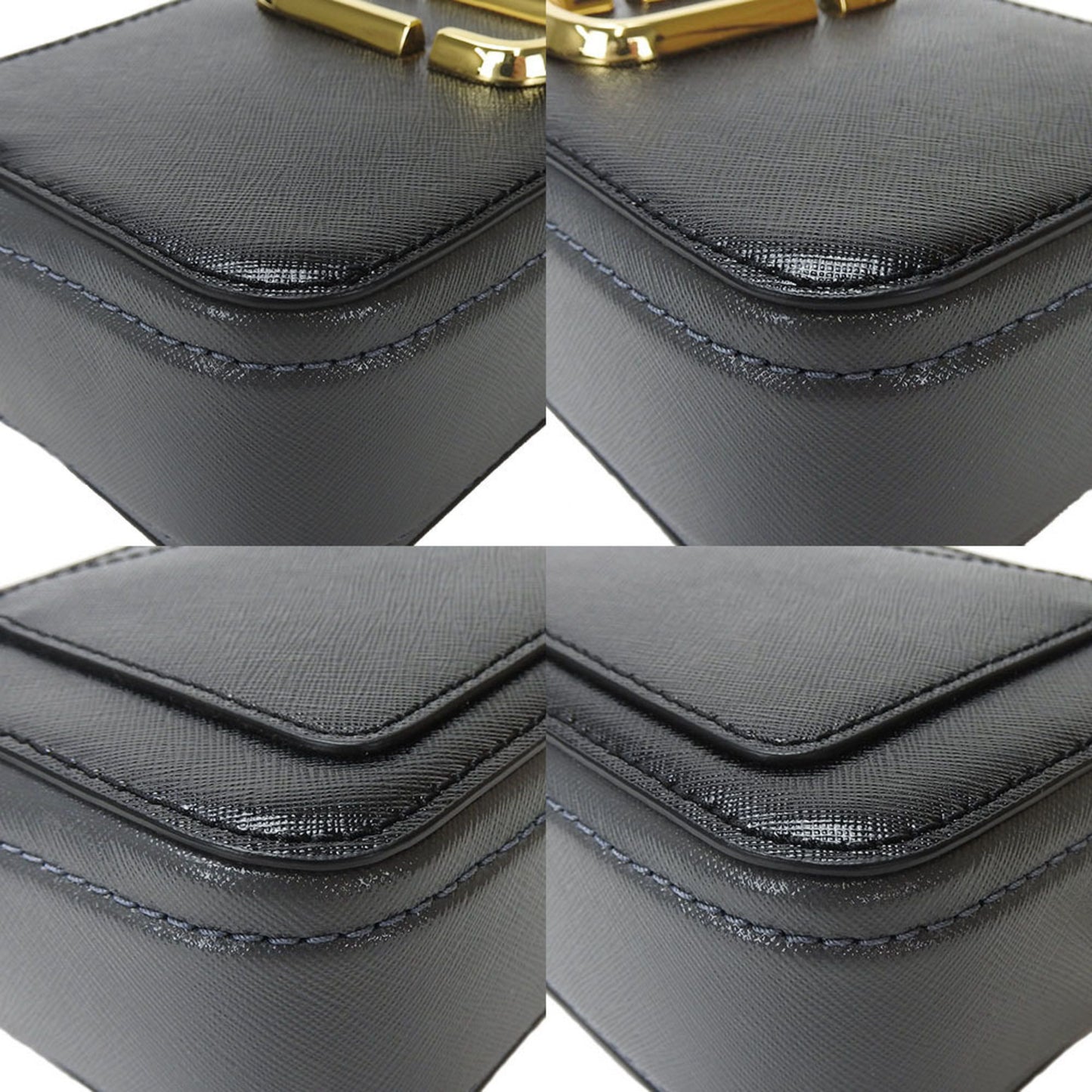 Marc Jacobs Shoulder Bag M0014146 Black White Pink Leather