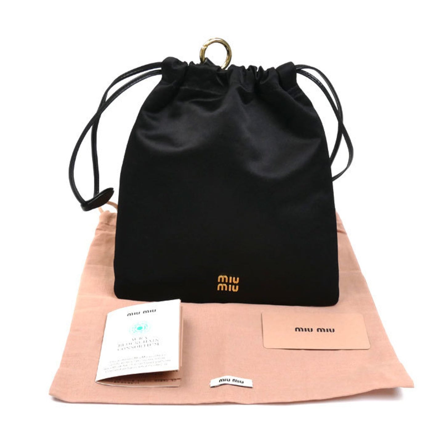 Miumiu Duchess Pouch Black 5Ng010 2Ctb F0002