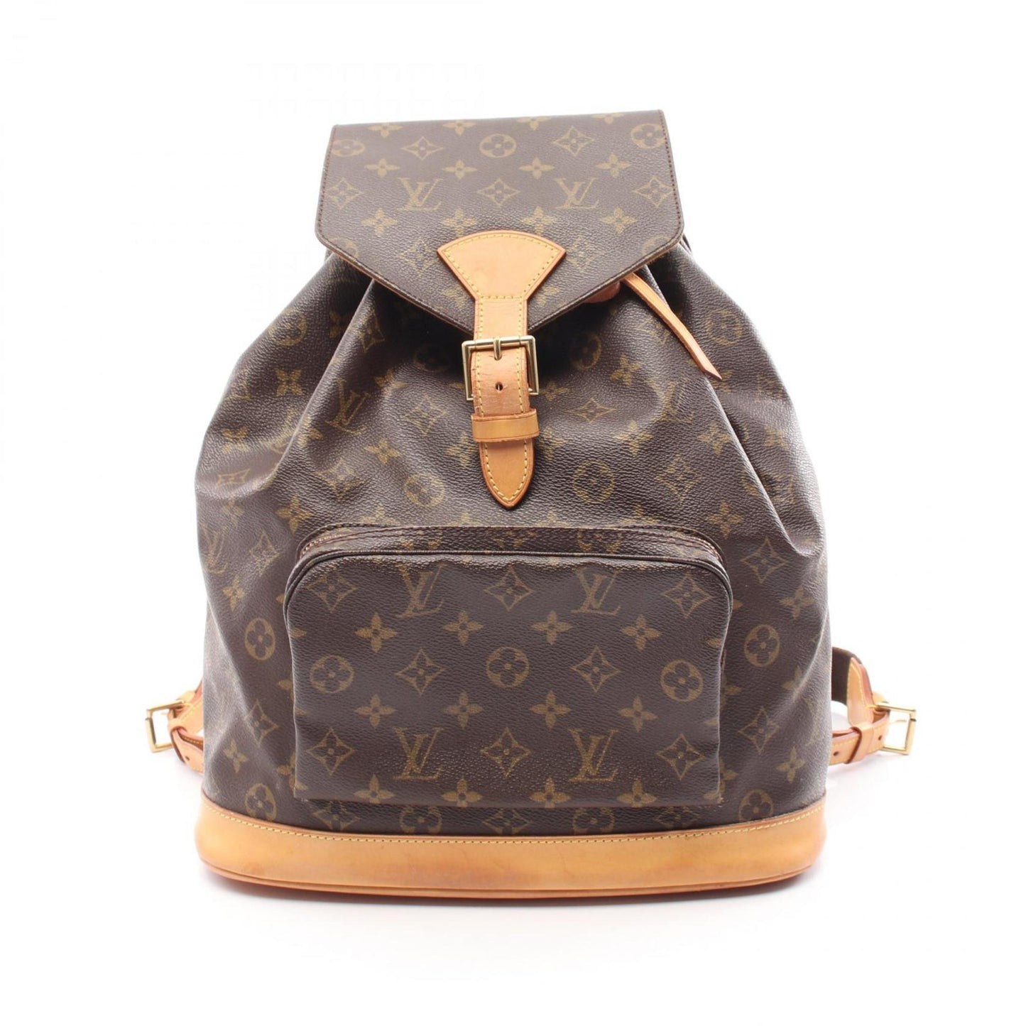 Louis Vuitton Montsouris Gm Backpack Bag Coated Canvas Leather Monogram