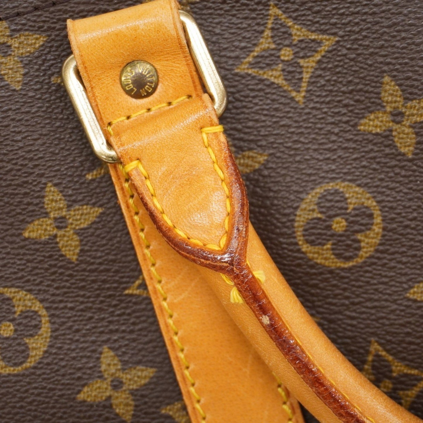 Louis Vuitton Monogram Keepall Bandouliere 60 Boston Bag M41422 Brown