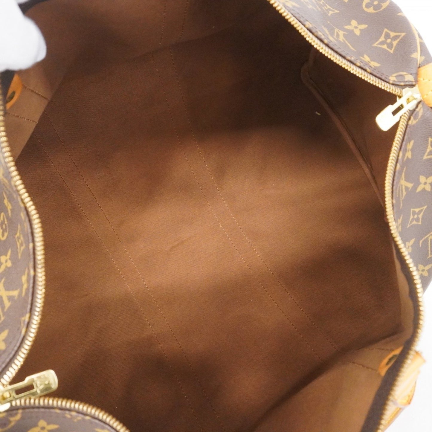 Louis Vuitton Monogram Keepall 50 Boston Bag M41426 Brown