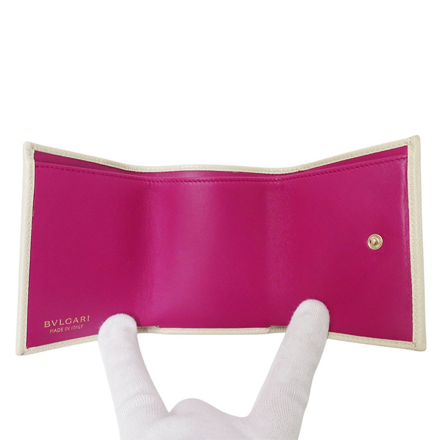 Bvlgari Women'S Tri-Fold Wallet