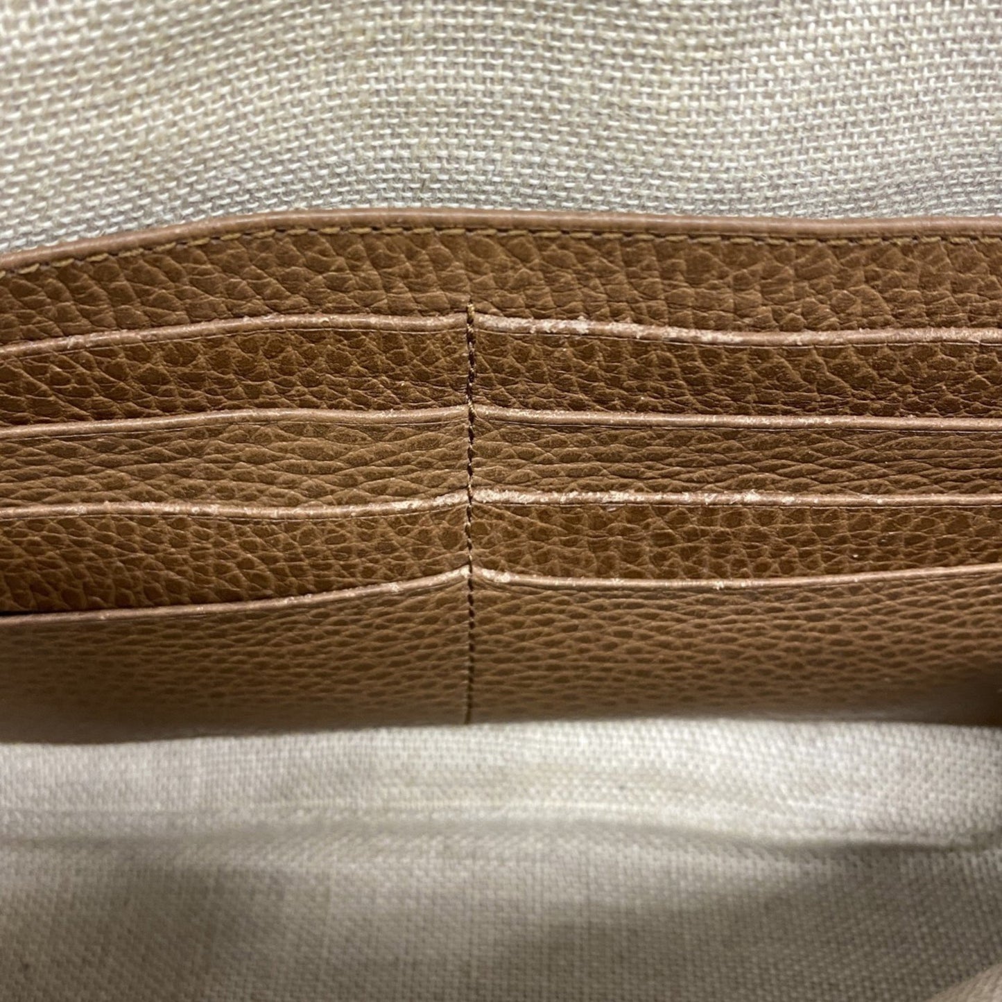 Gucci Gg Canvas Shoulder Bag 449413 Brown