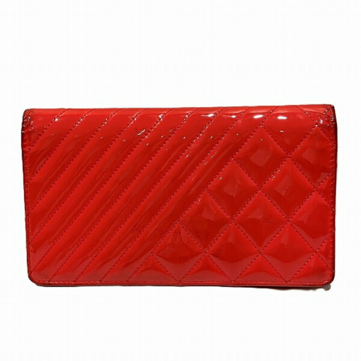 Chanel Boy Red Long Wallet