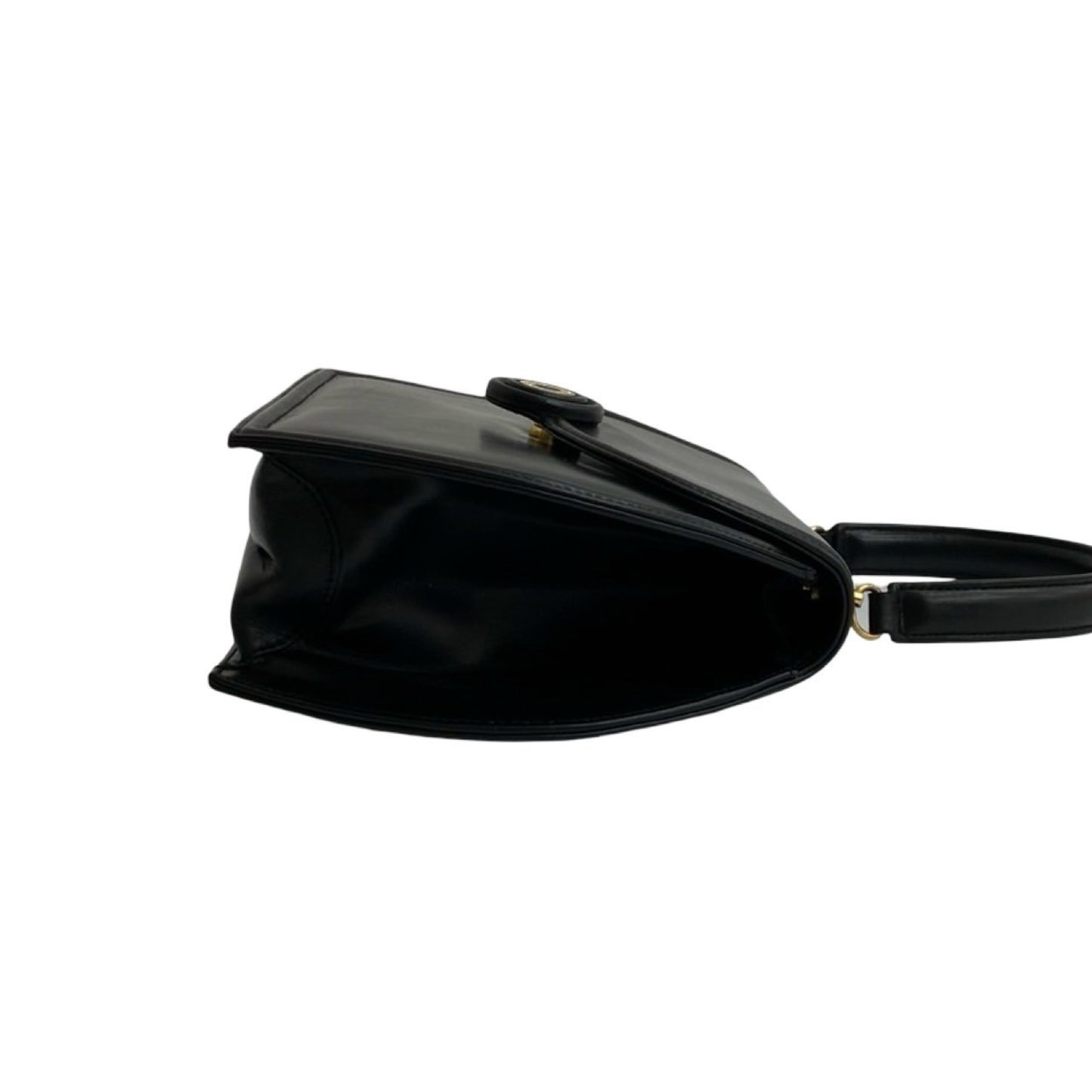 Tiffany & Co. Tiffany Logo Hardware Leather Genuine 2-Way Handbag Chain Mini Shoulder Bag Black