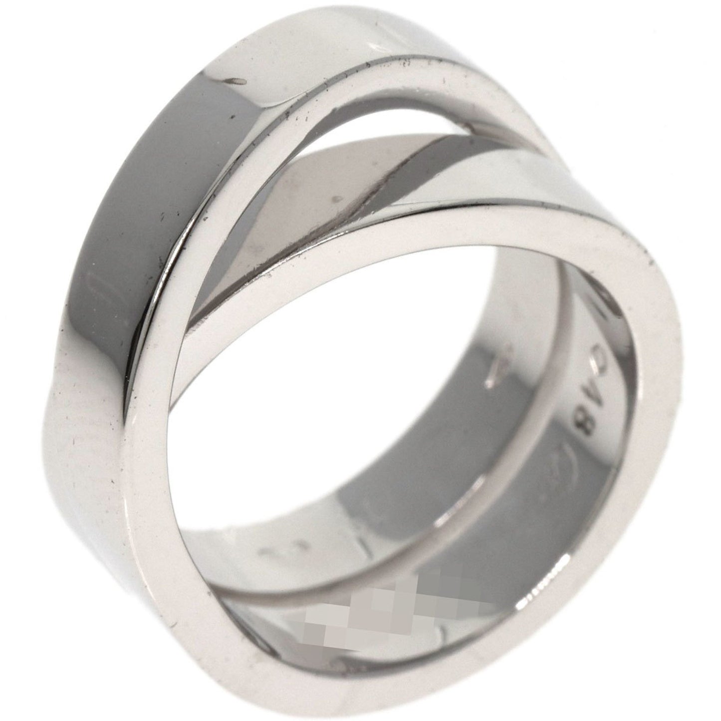 Cartier Paris Ring #48 18K White Gold