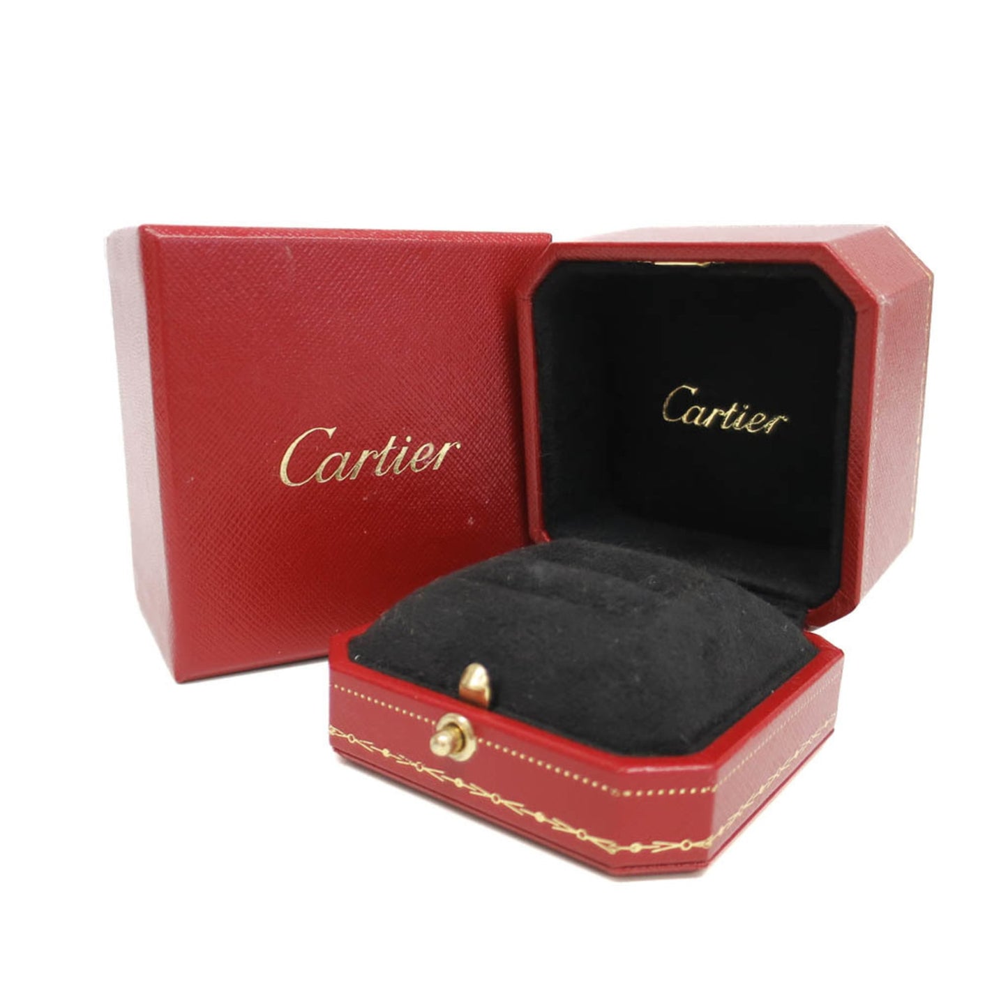 Cartier Lanieres Pink Gold (18K) Fashion No Stone Band Ring Pink Gold