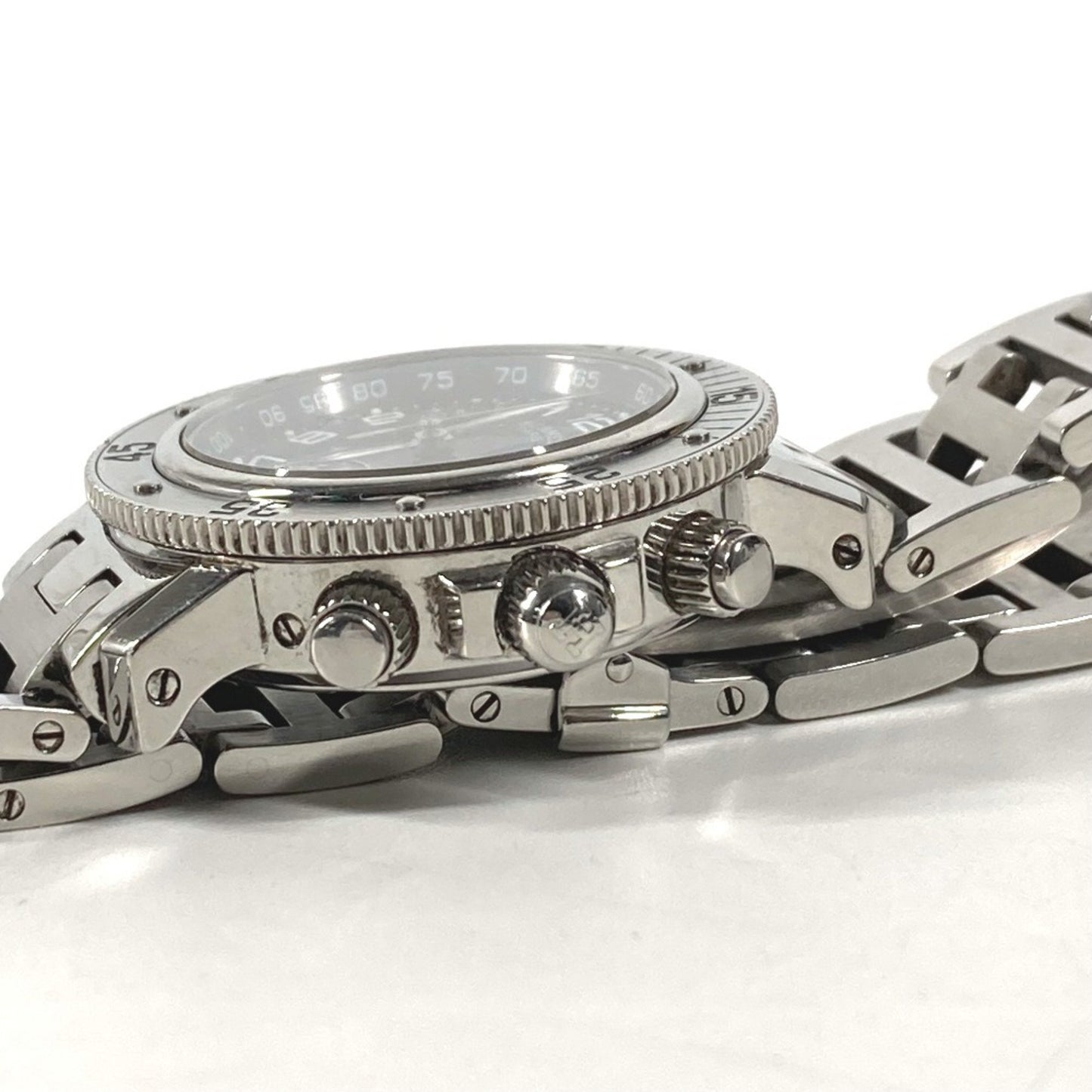 Hermes Cl2.310 Chronograph Clipper Diver Watch Stainless Steel
